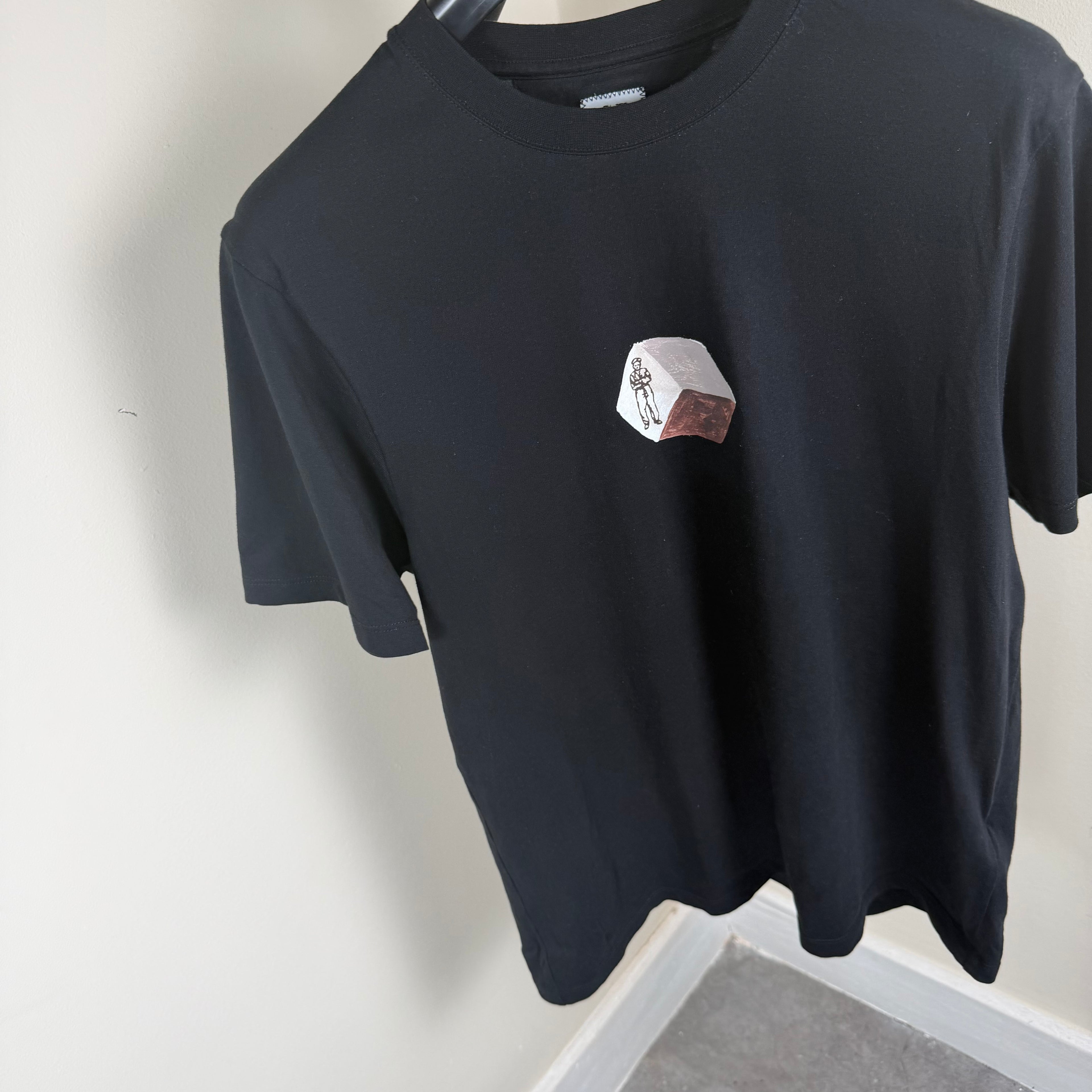C.P Company Black Graphic T-Shirt - Medium 19.5’’