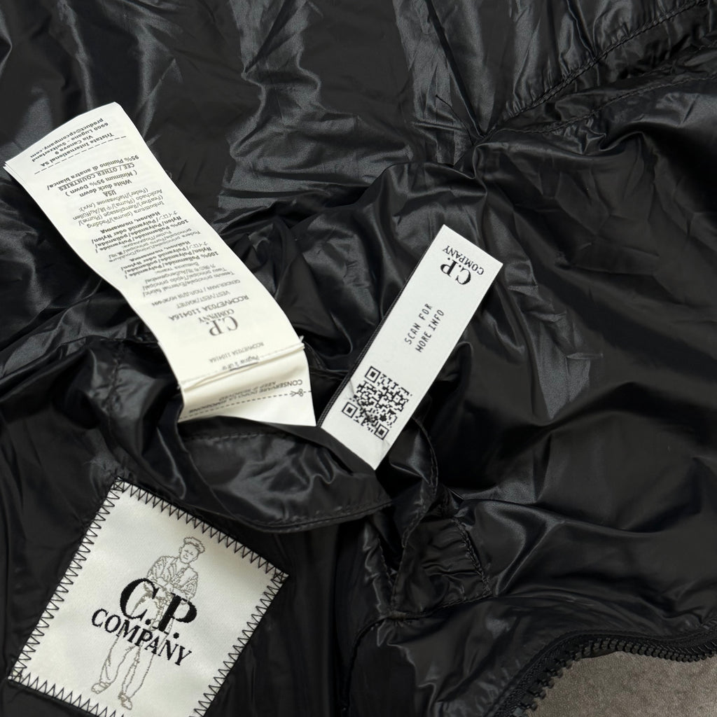 C.P Company DD Shell Black Len’s Gilet - Medium 21’’