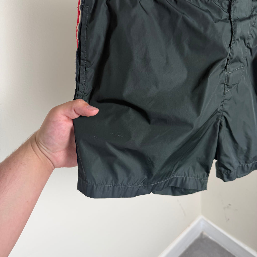 Moncler Olive Green Swimming Shorts - Small