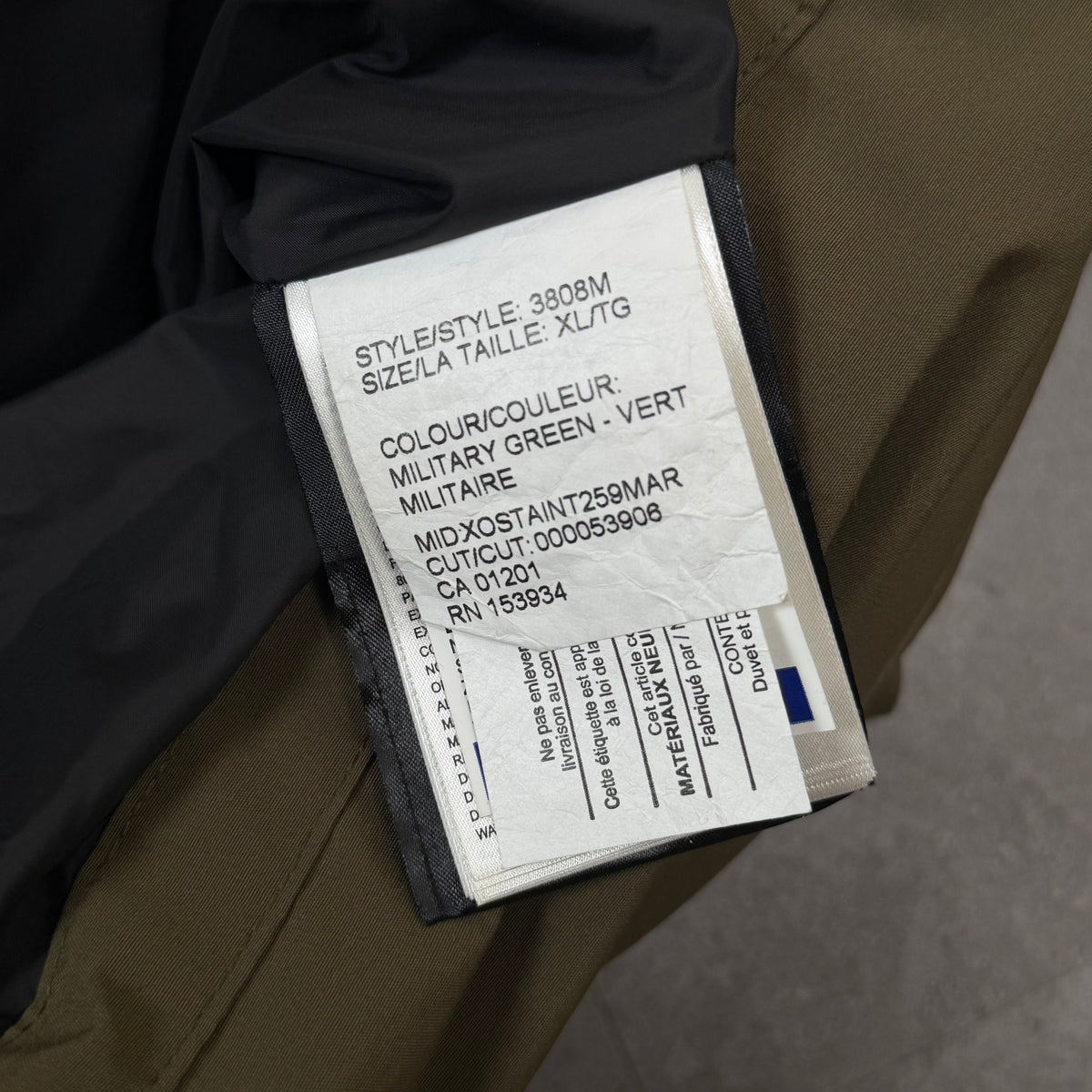 Canada Goose Khaki Wyndham Parka - XL 25’’