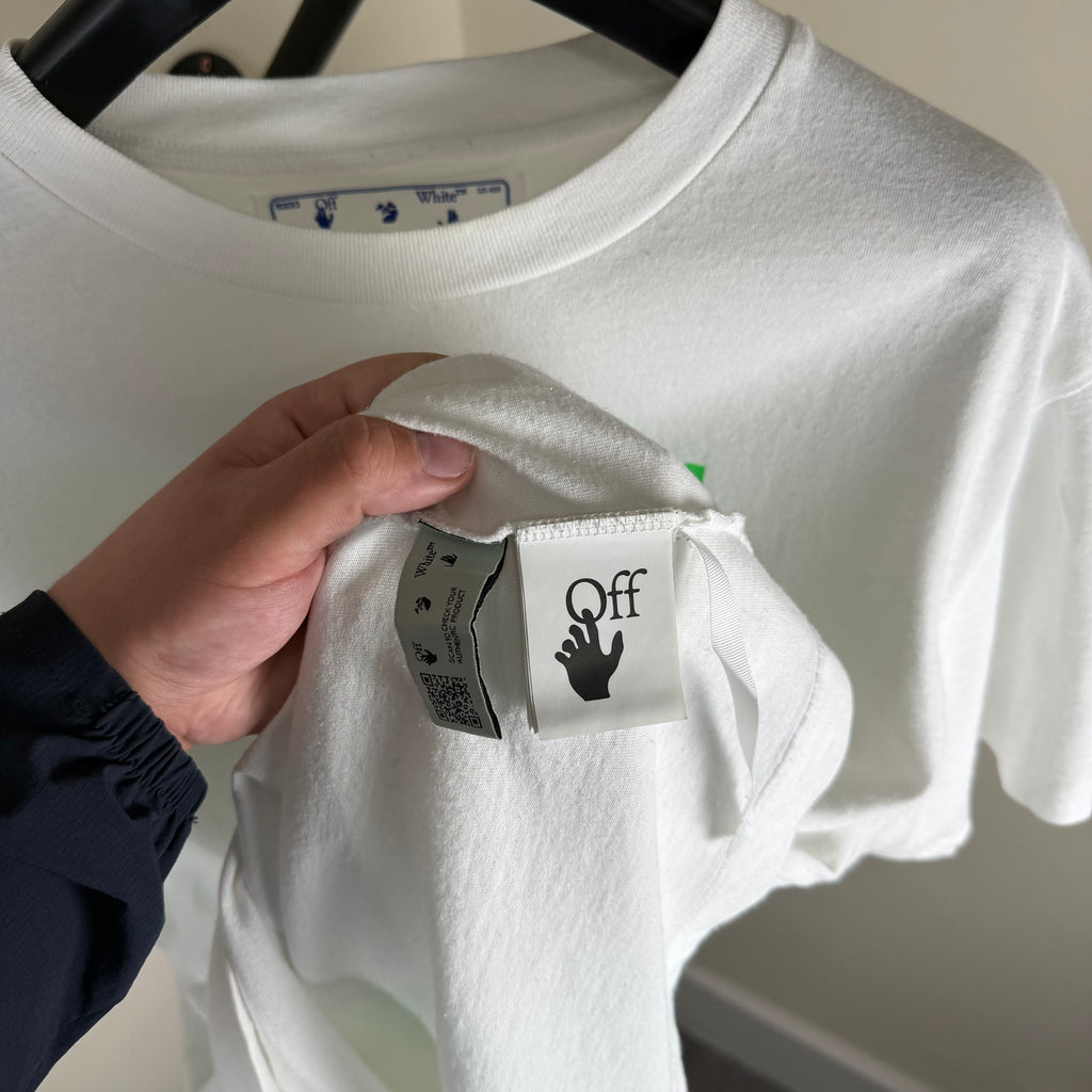 Off White Print T-Shirt - Medium 21’’
