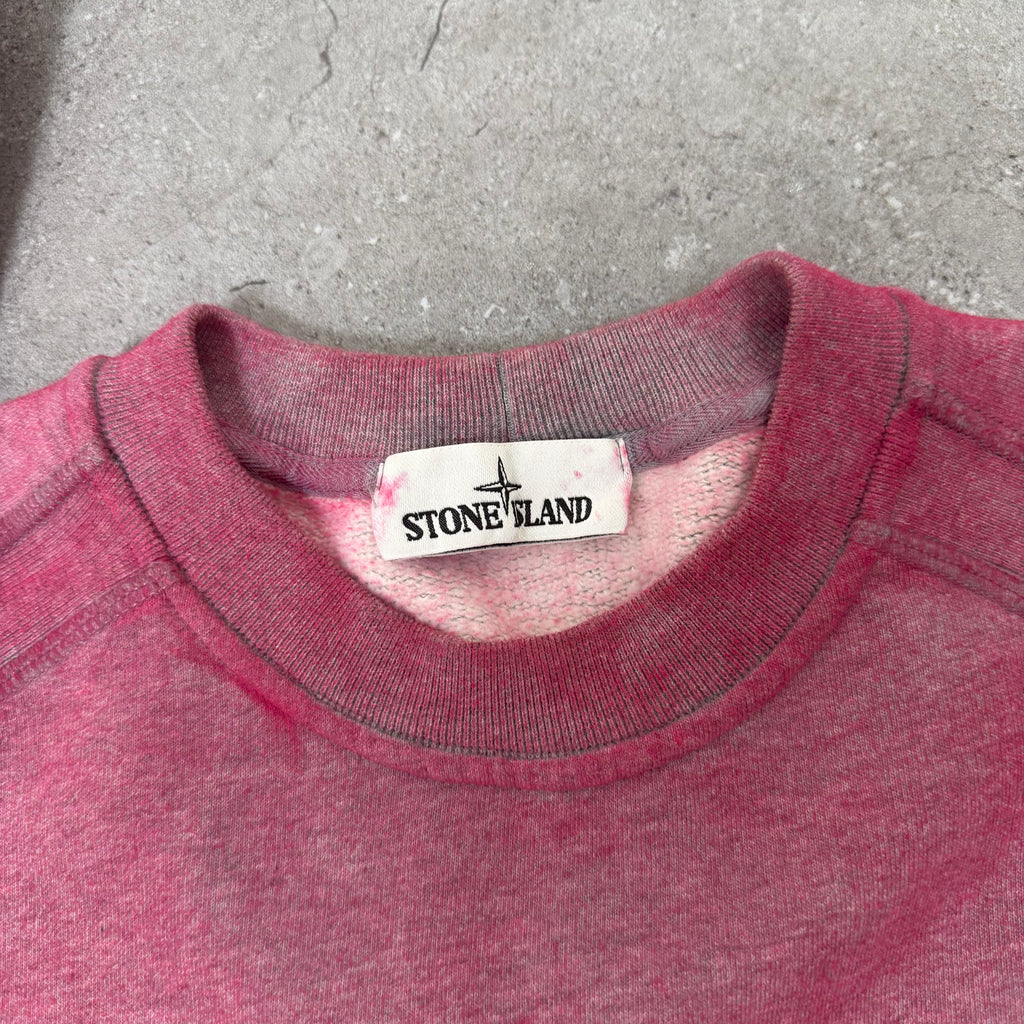 Stone Island Pink Dust Crewneck - Small 21.5’’