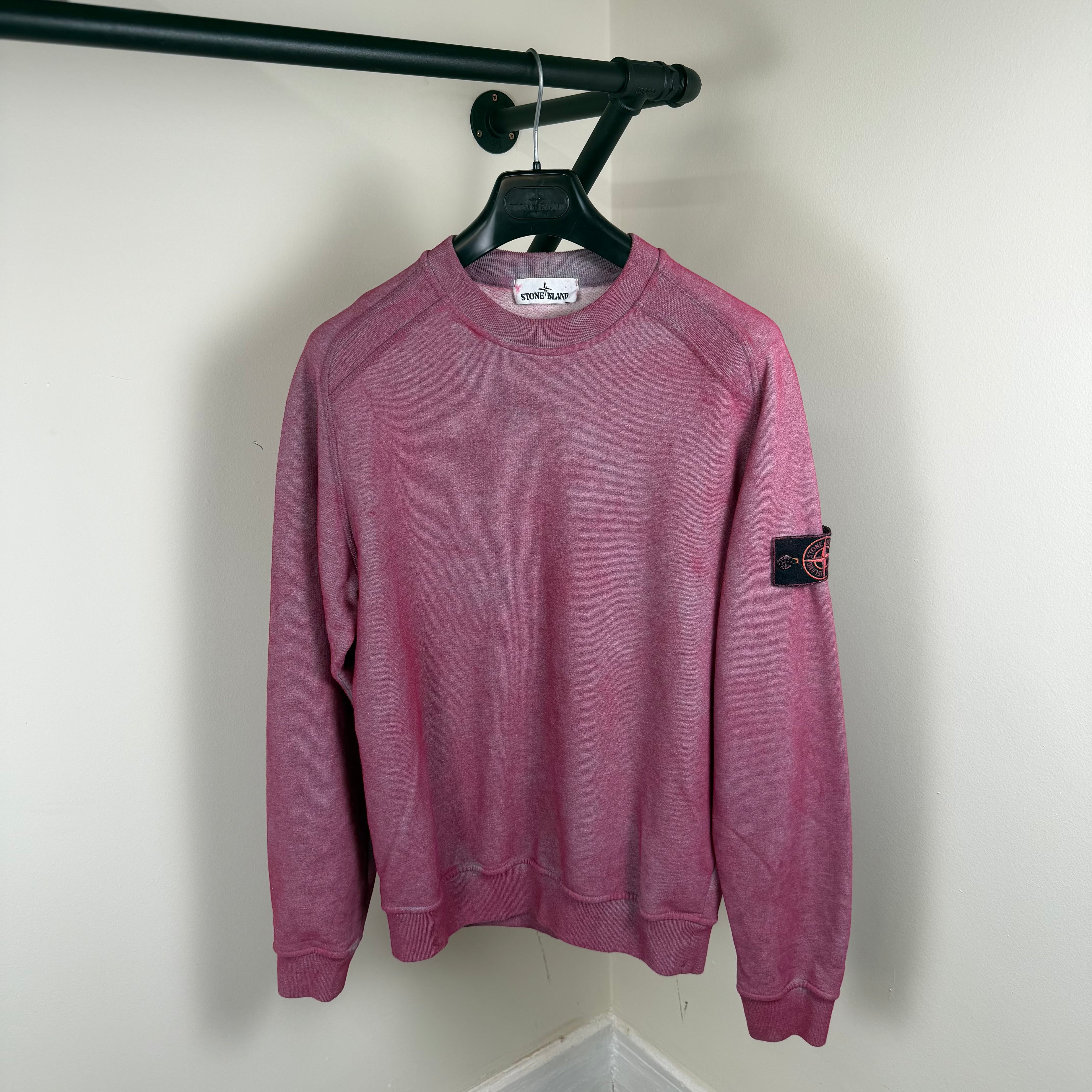 Stone Island Pink Dust Crewneck - Small 21.5’’