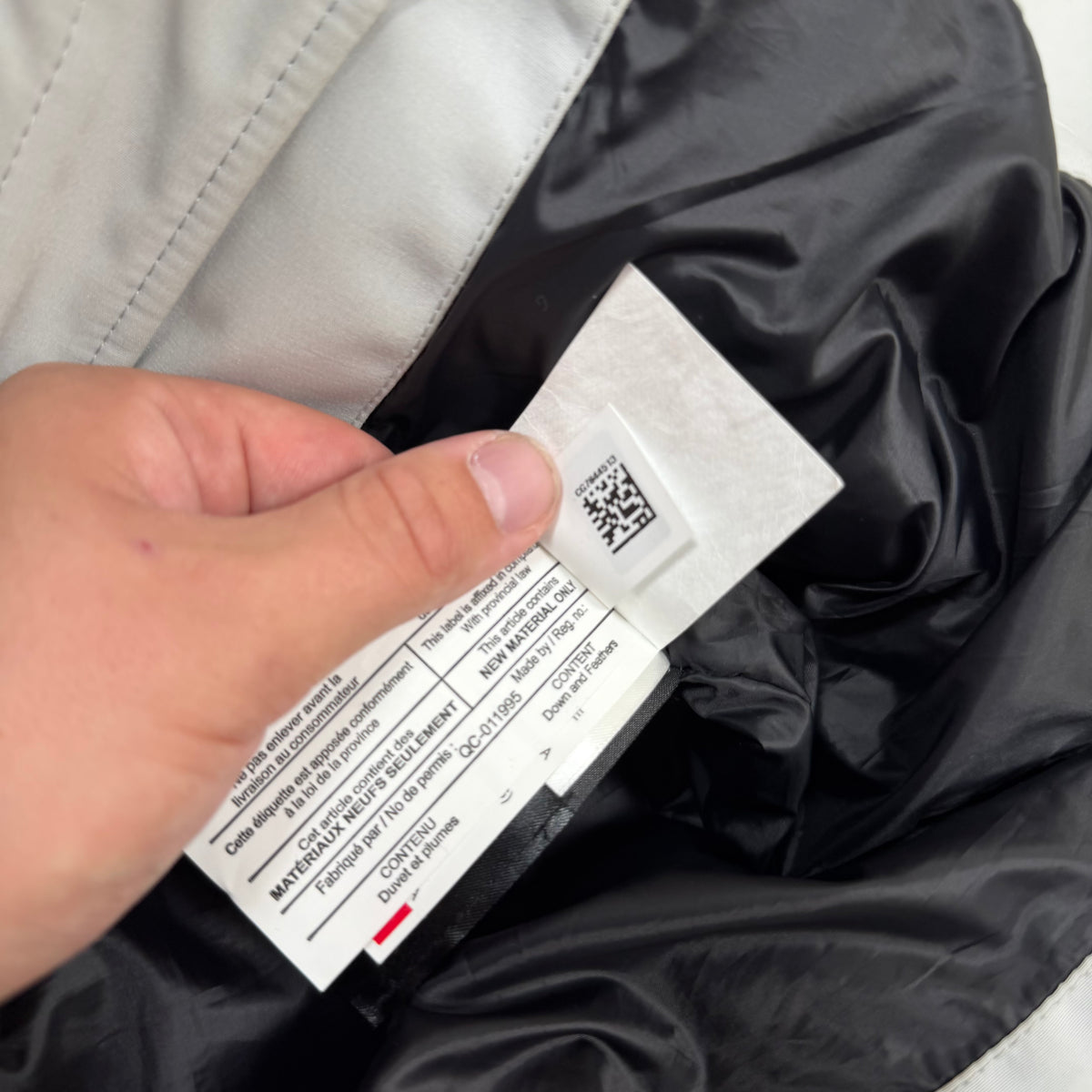 Canada Goose Wyndham Parka Black Badge Silverbirch - Small 21’’