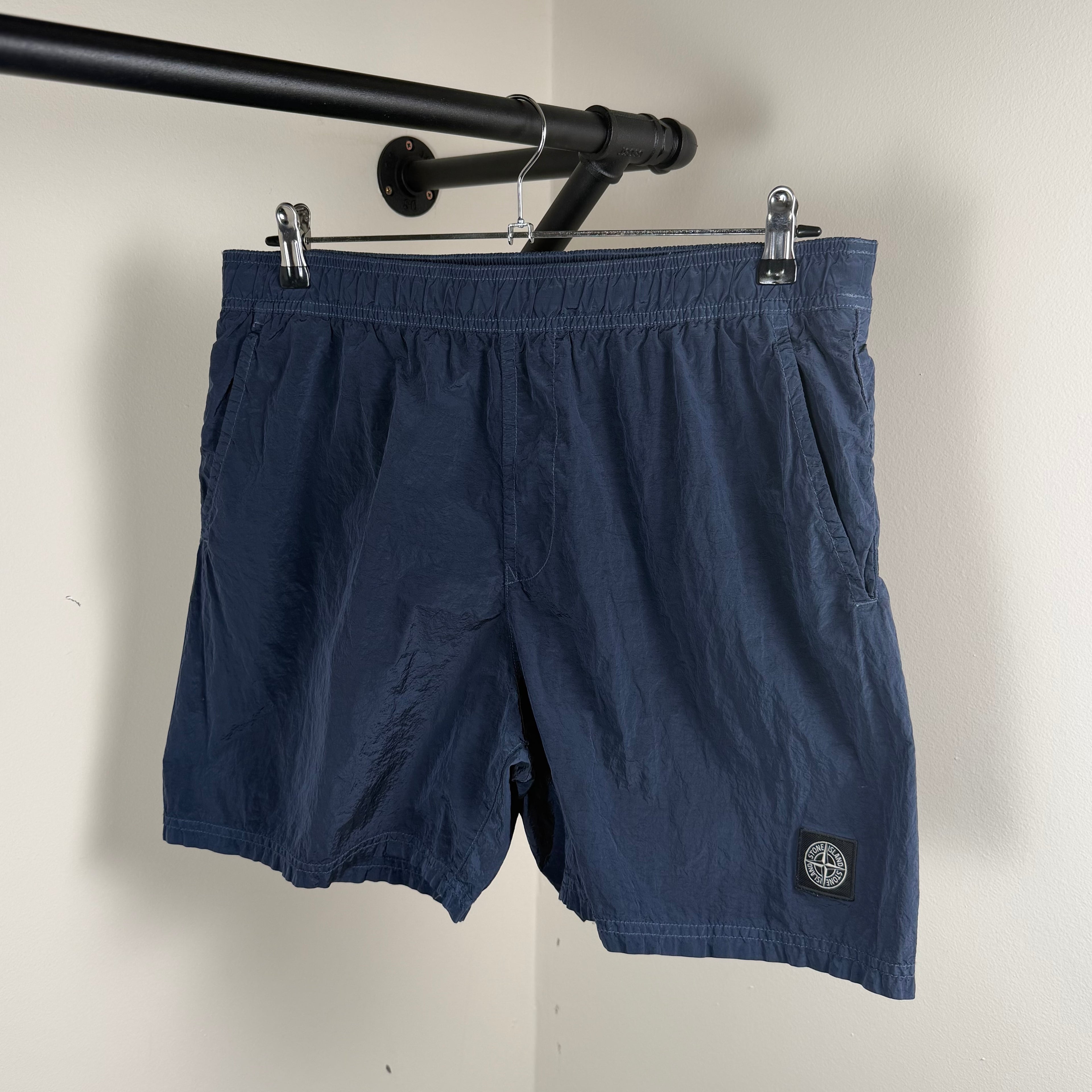 Stone Island Nylon Compass Swimming Shorts - Large