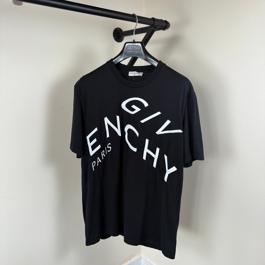 Givenchy Graphic Black T-Shirt - L/XL 22.5’’