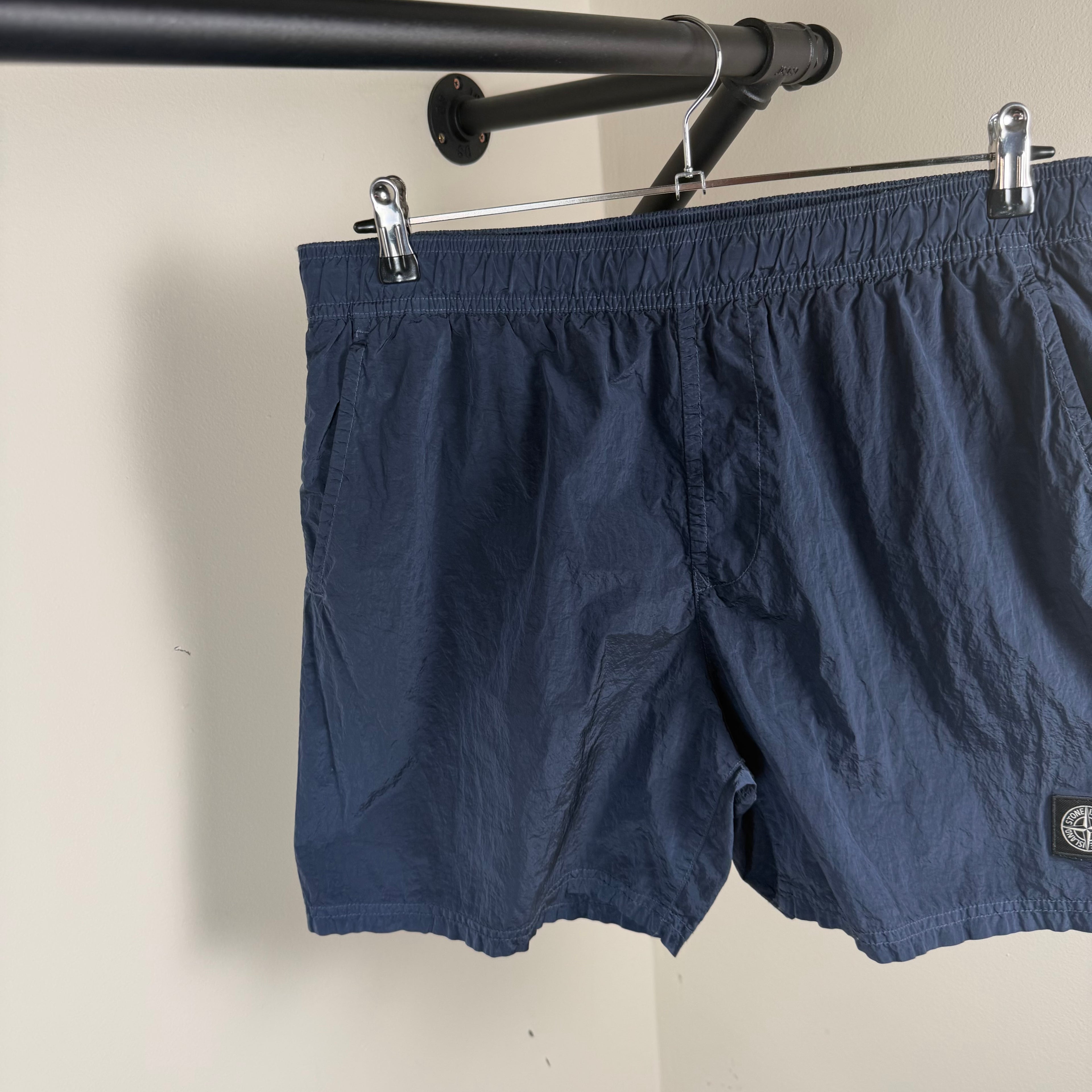 Stone Island Nylon Compass Swimming Shorts - Large