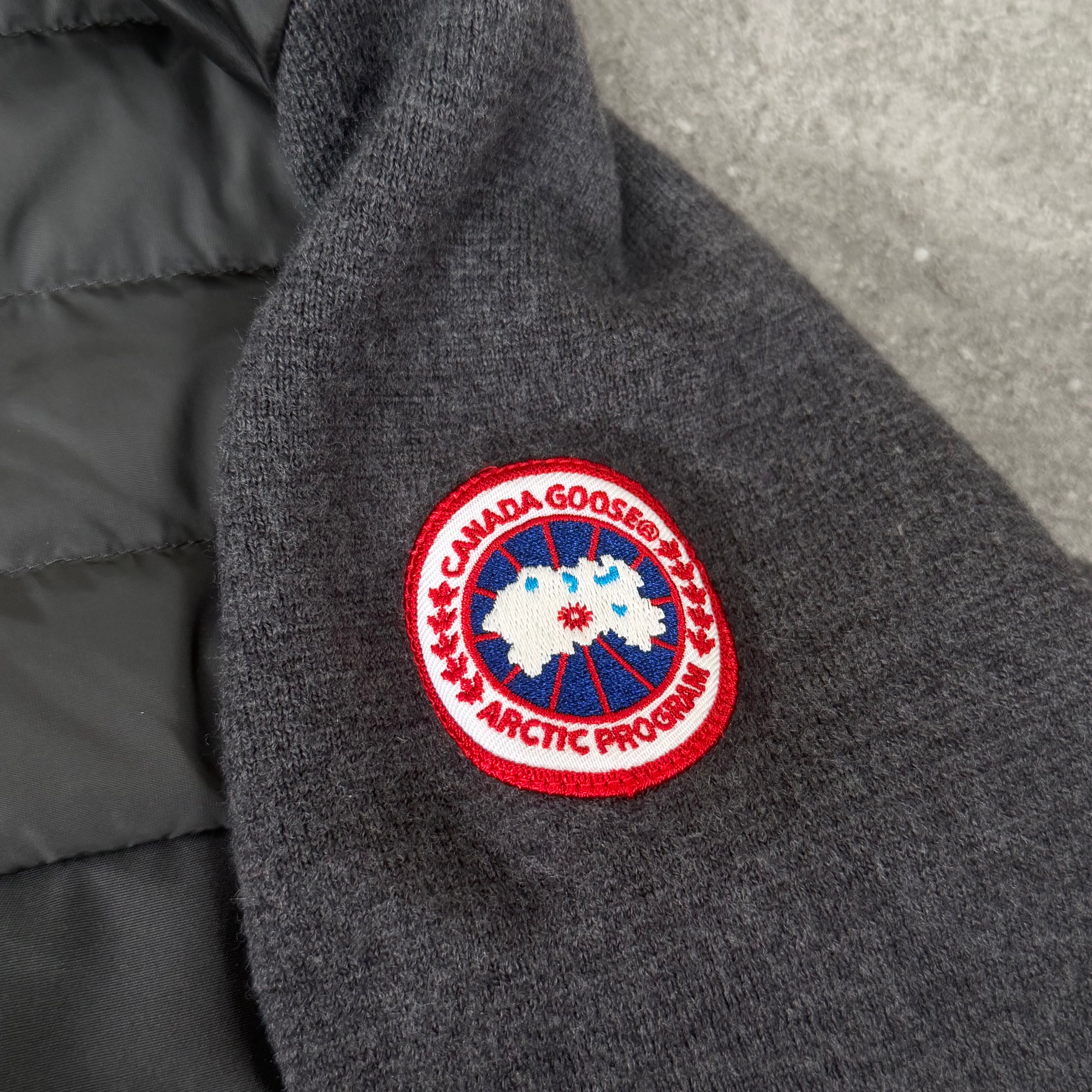 Canada Goose Hybridge Knit Anorak Grey - Medium 20.5’’