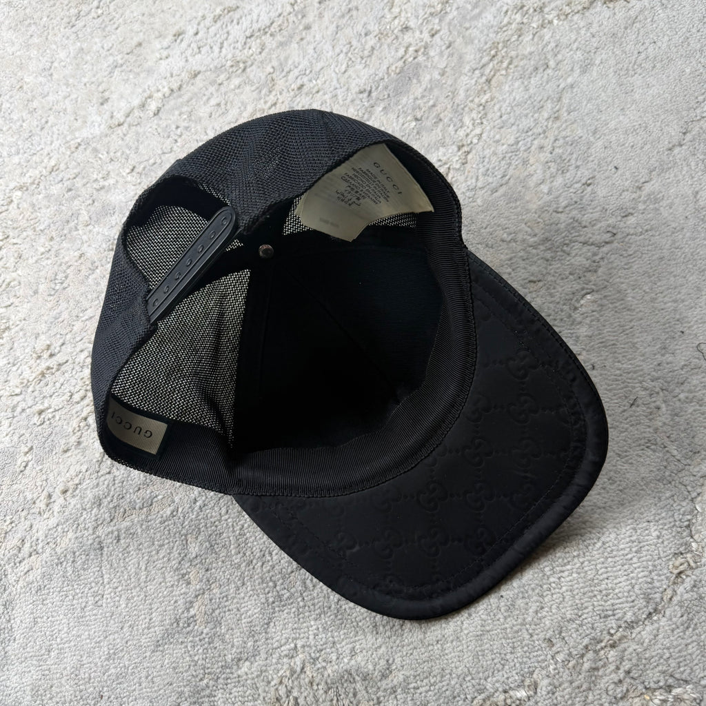 Gucci Black GG Baseball Cap - XXL (61cm)