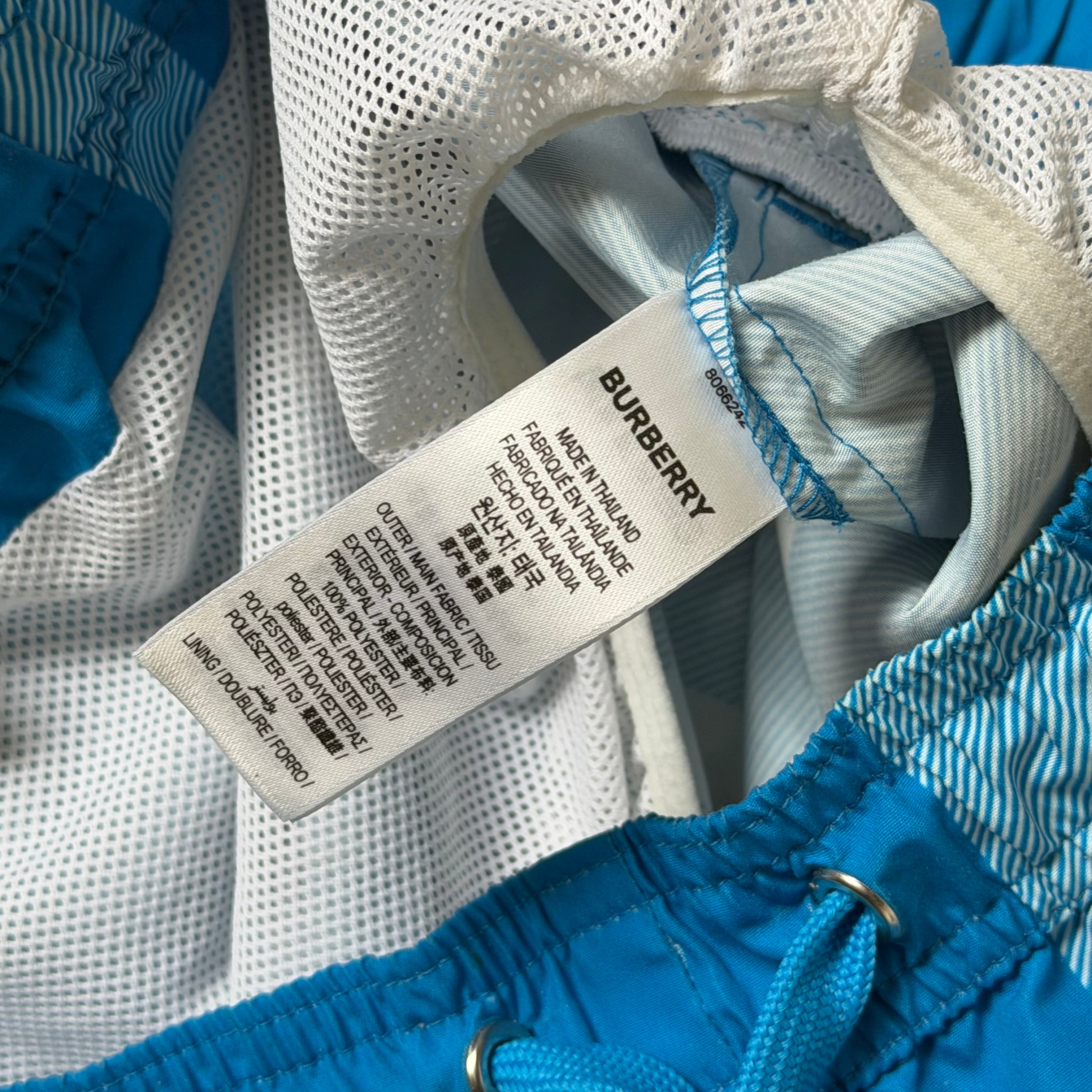 Burberry Baby Blue Swimming Shorts - XL