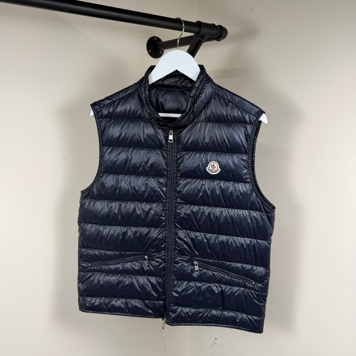 Moncler Navy GUI Gilet - 3 (Medium) 21.5’’
