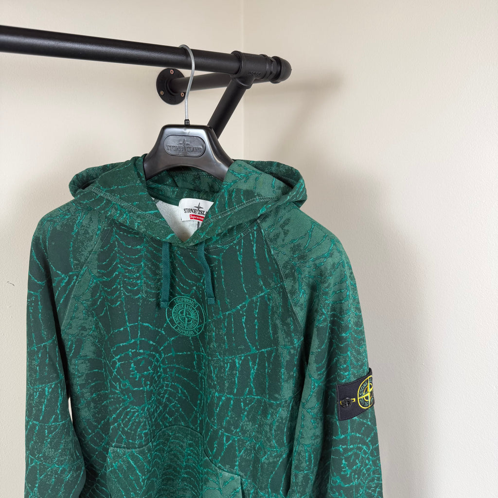 Stone Island x Supreme FW23 Hoodie - S Fit Medium