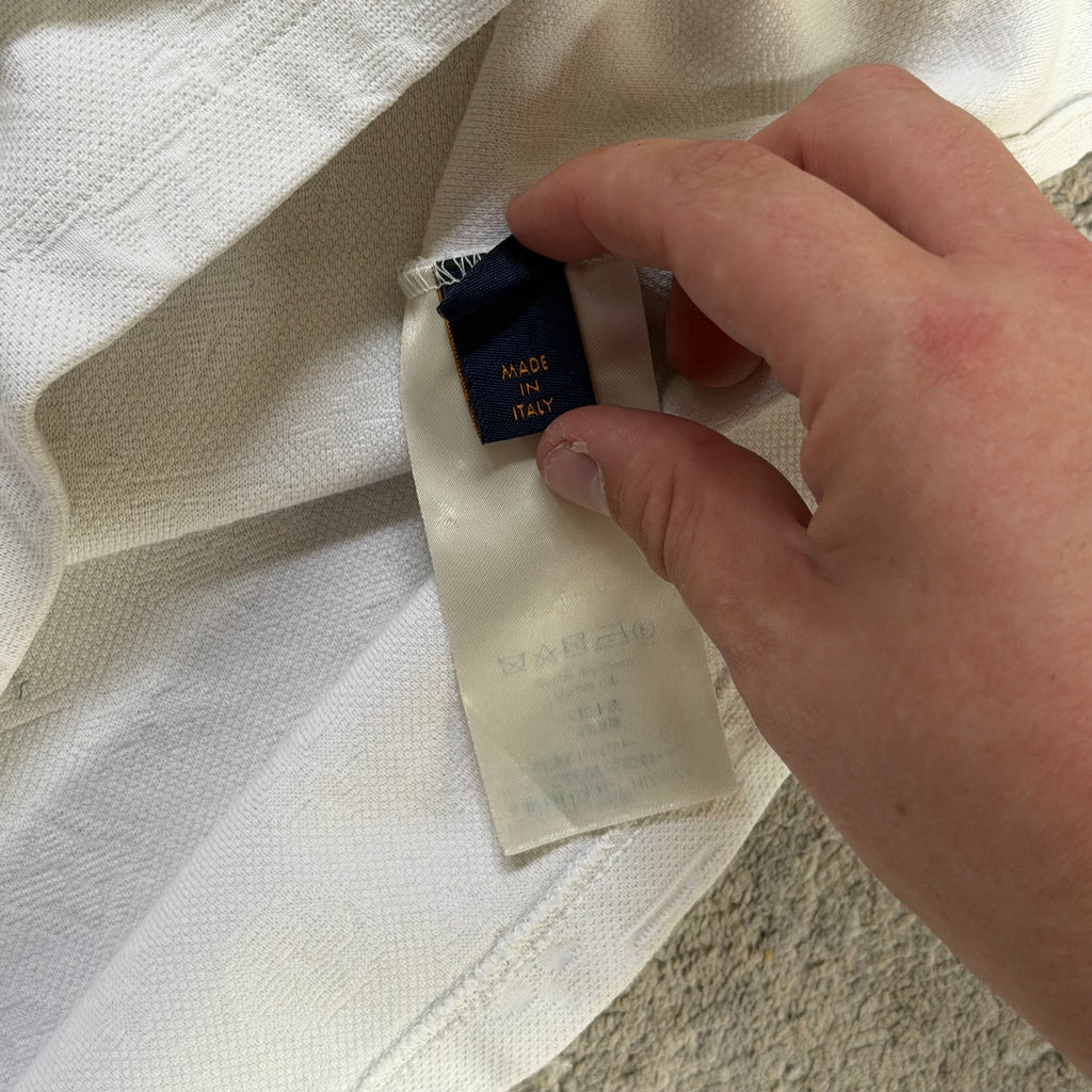 Louis Vuitton White Monogram Pocket T-Shirt - Large 23’’