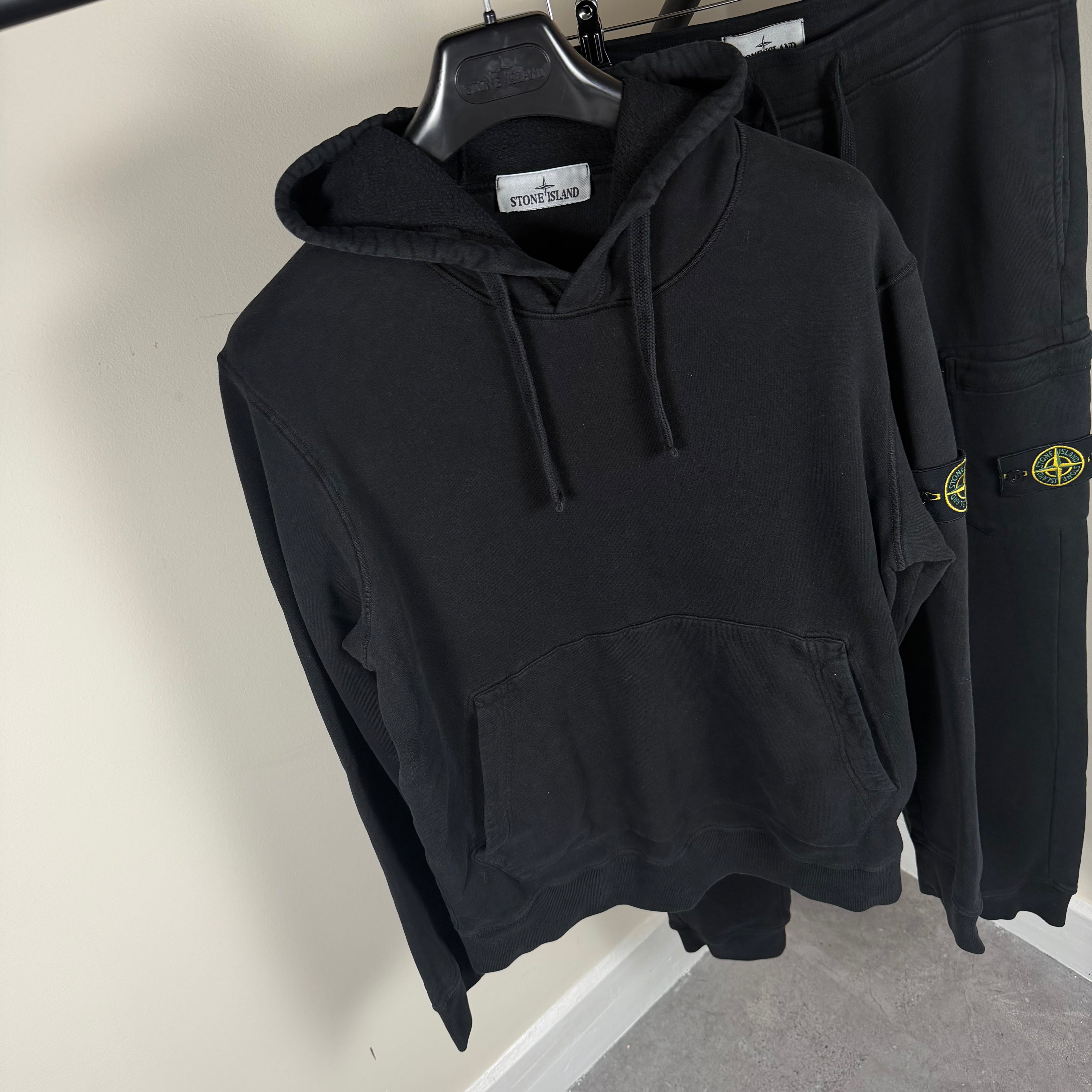 Stone Island Black Tracksuit - Large 22’’