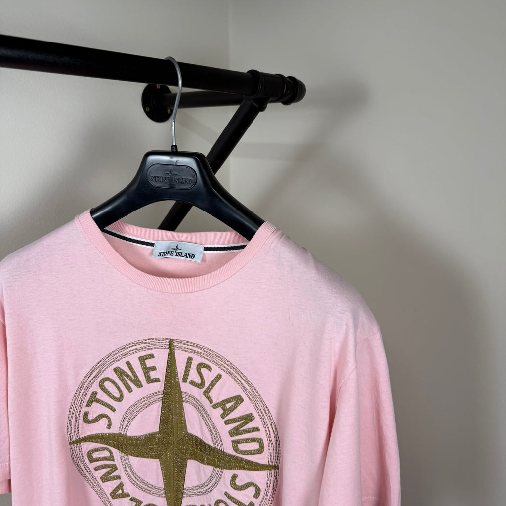 Stone Island Embroidered T-Shirt - Medium 21’’