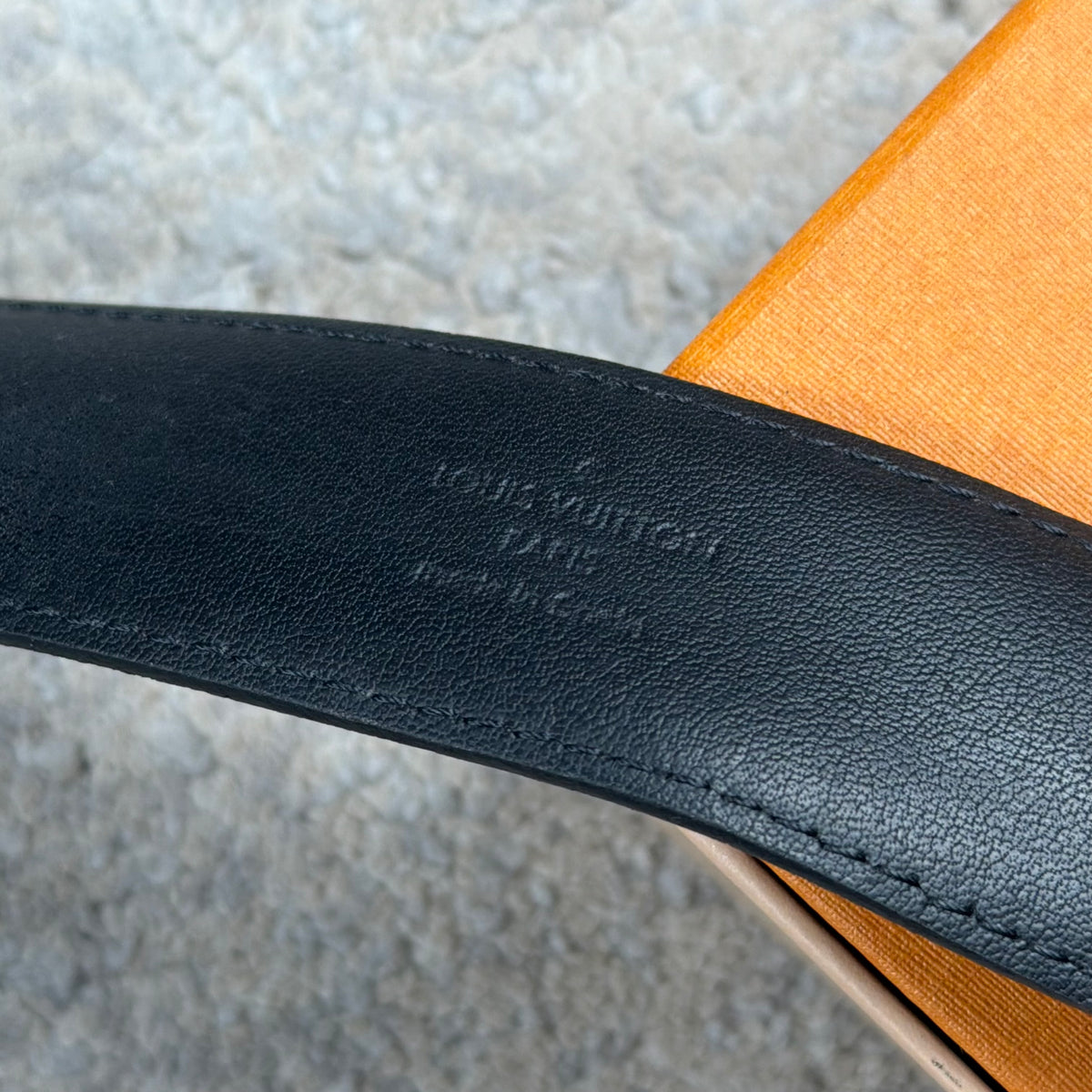 Louis Vuitton Grey Damier Belt - 30W