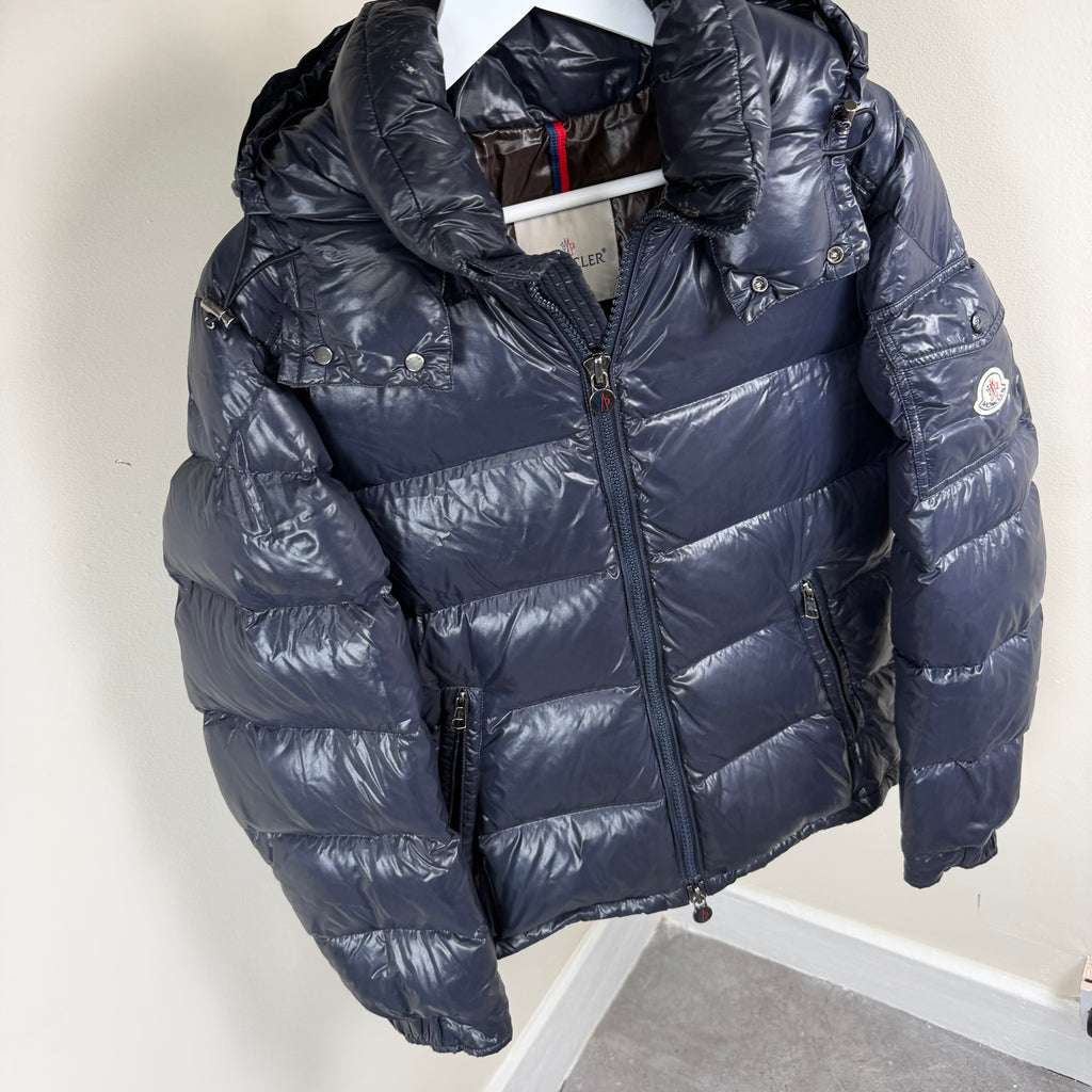 Moncler Maya Giubbotto Navy Jacket - Size 2 21’’