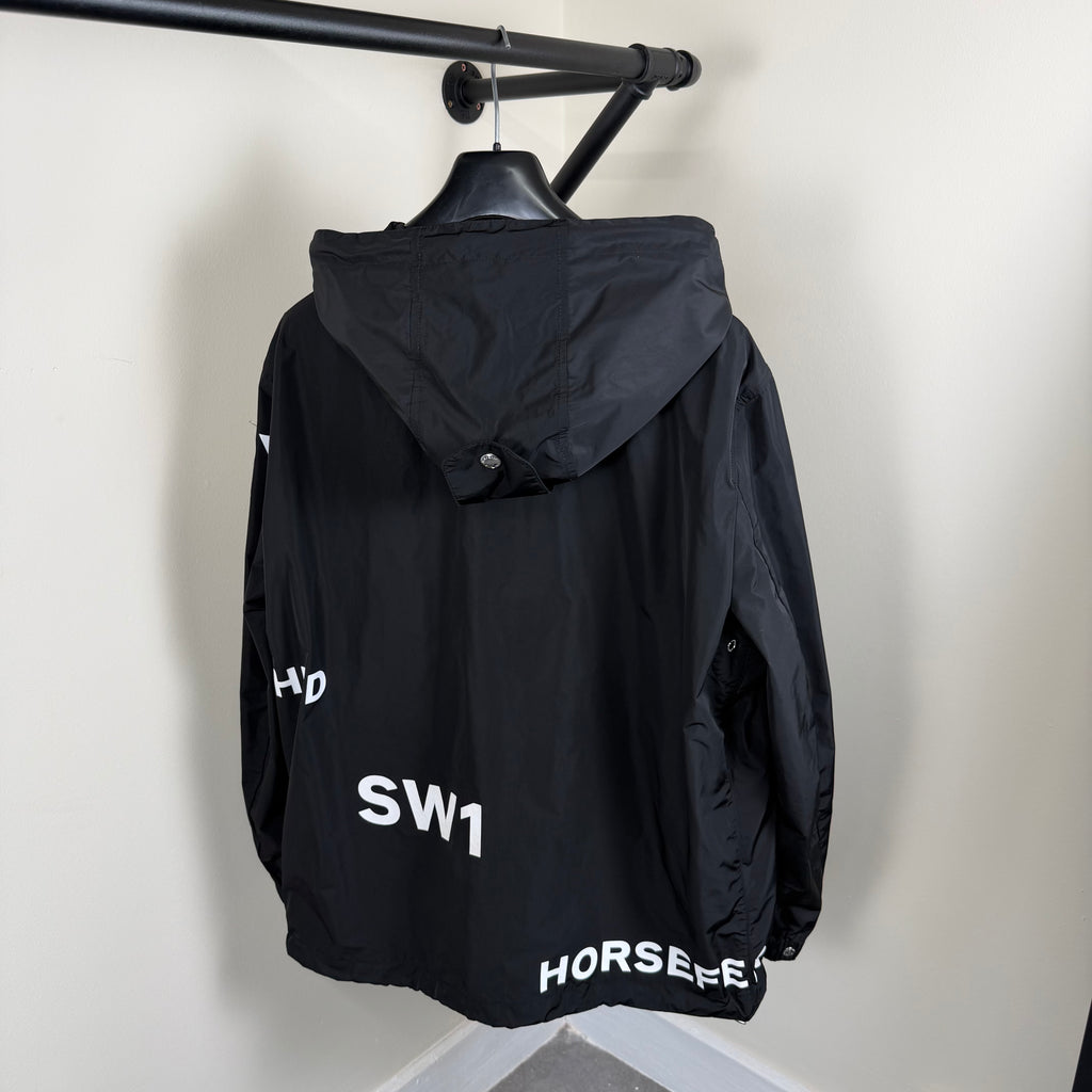 Burberry Horseferry Black Windbreaker - XL 25.5’’
