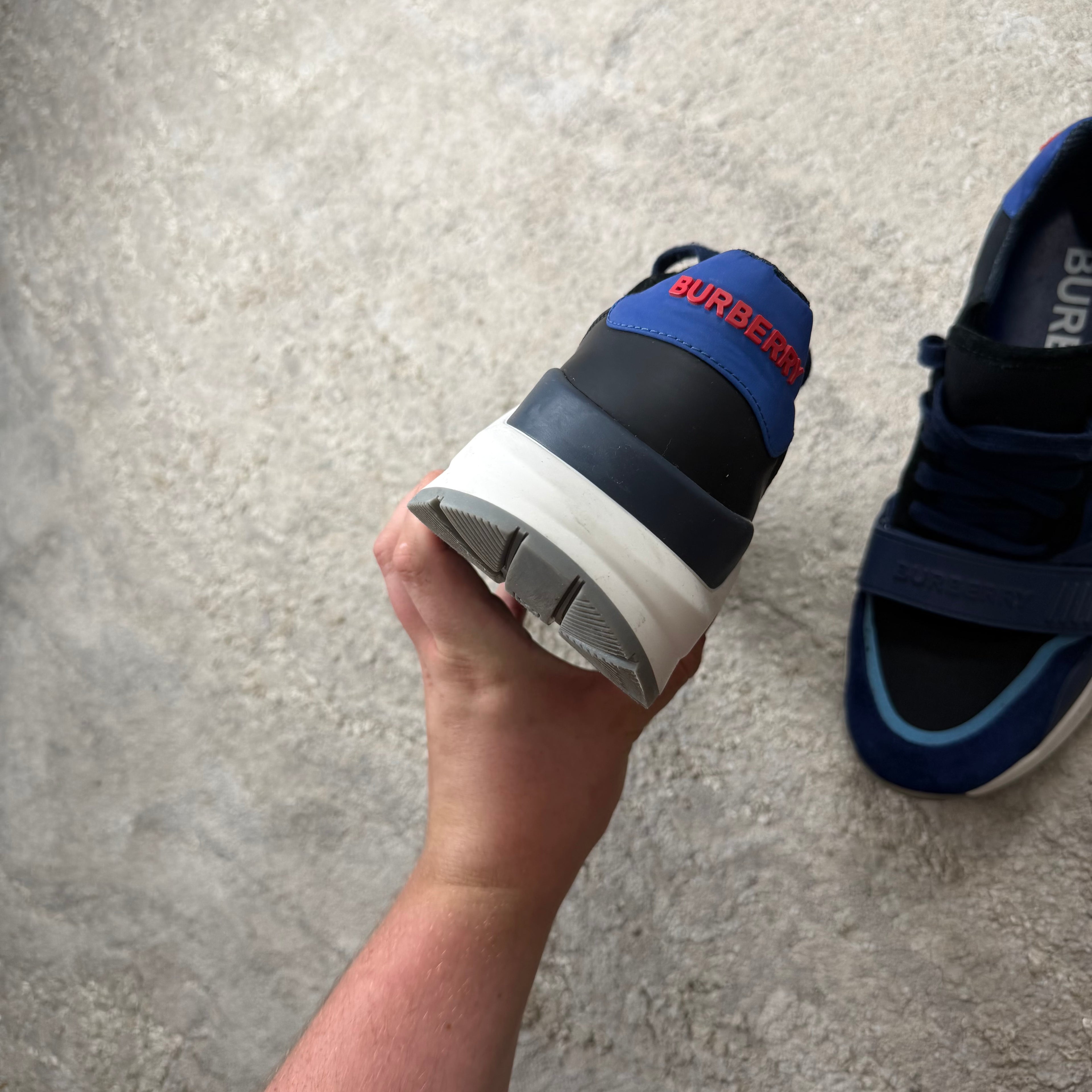 Burberry Blue Ramsey Trainer’s - 9.5UK