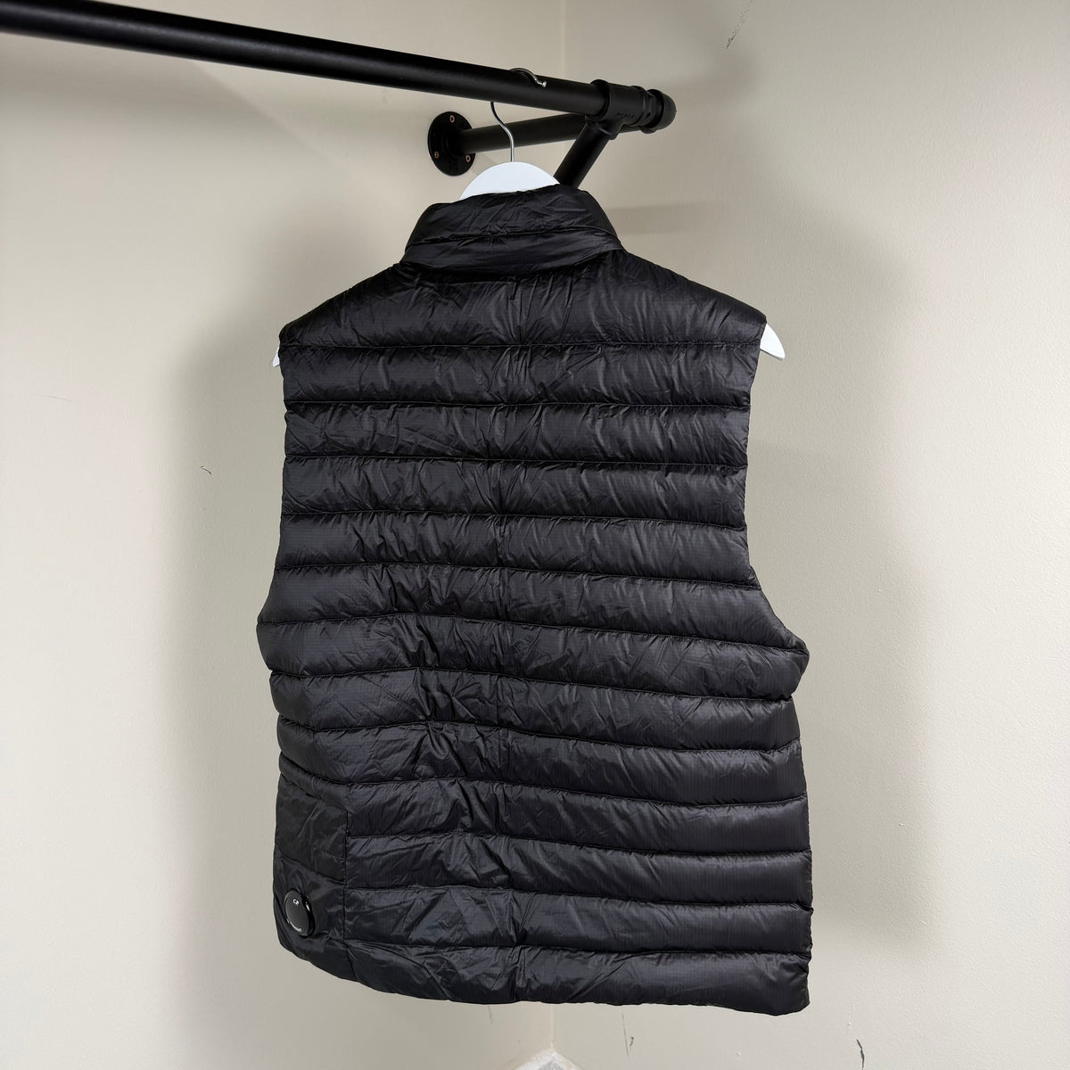 C.P Company DD Shell Black Len’s Gilet - Medium 21’’