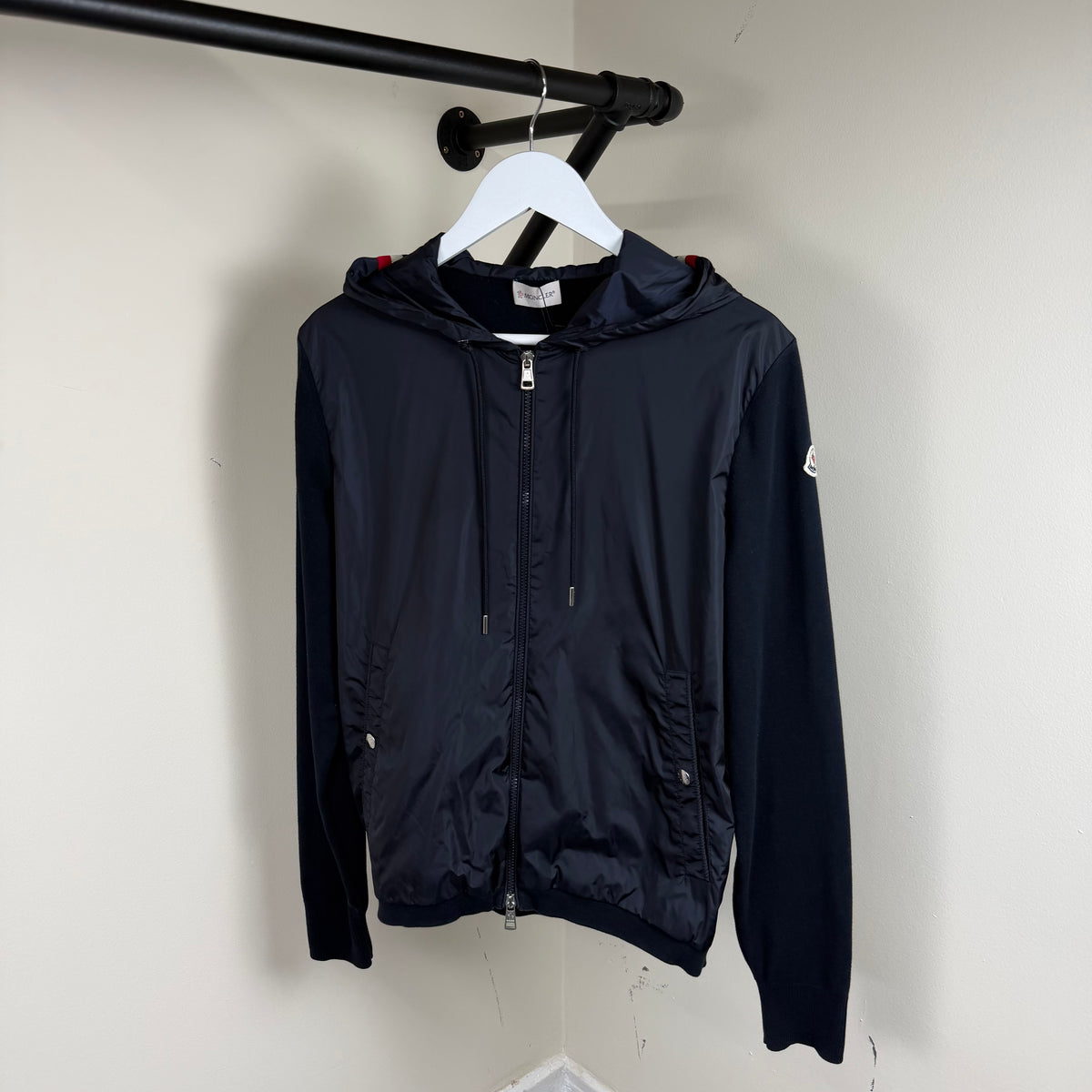 Moncler Cardigan Tricot Navy - Medium 20’’