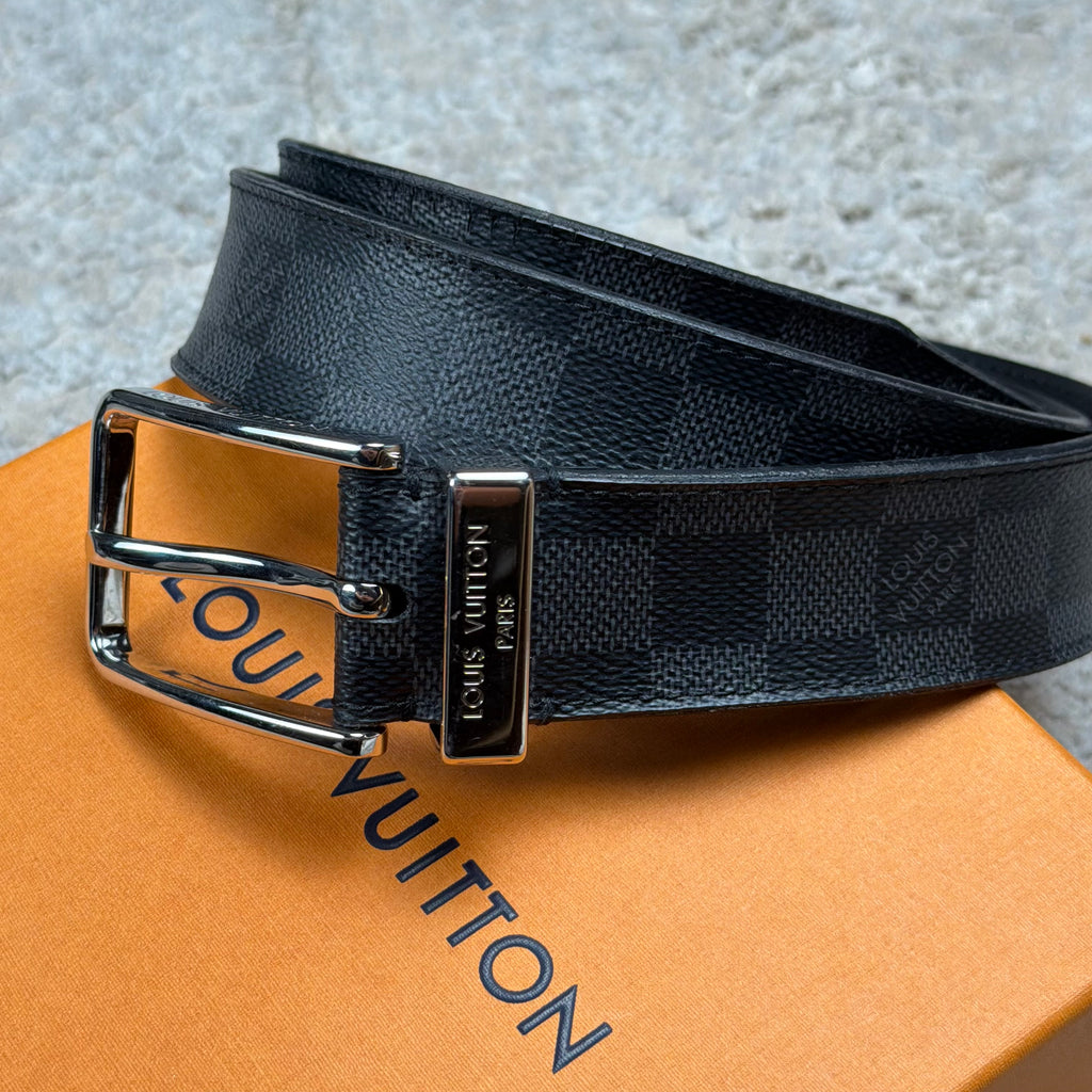 Louis Vuitton Grey Damier Belt - 30W