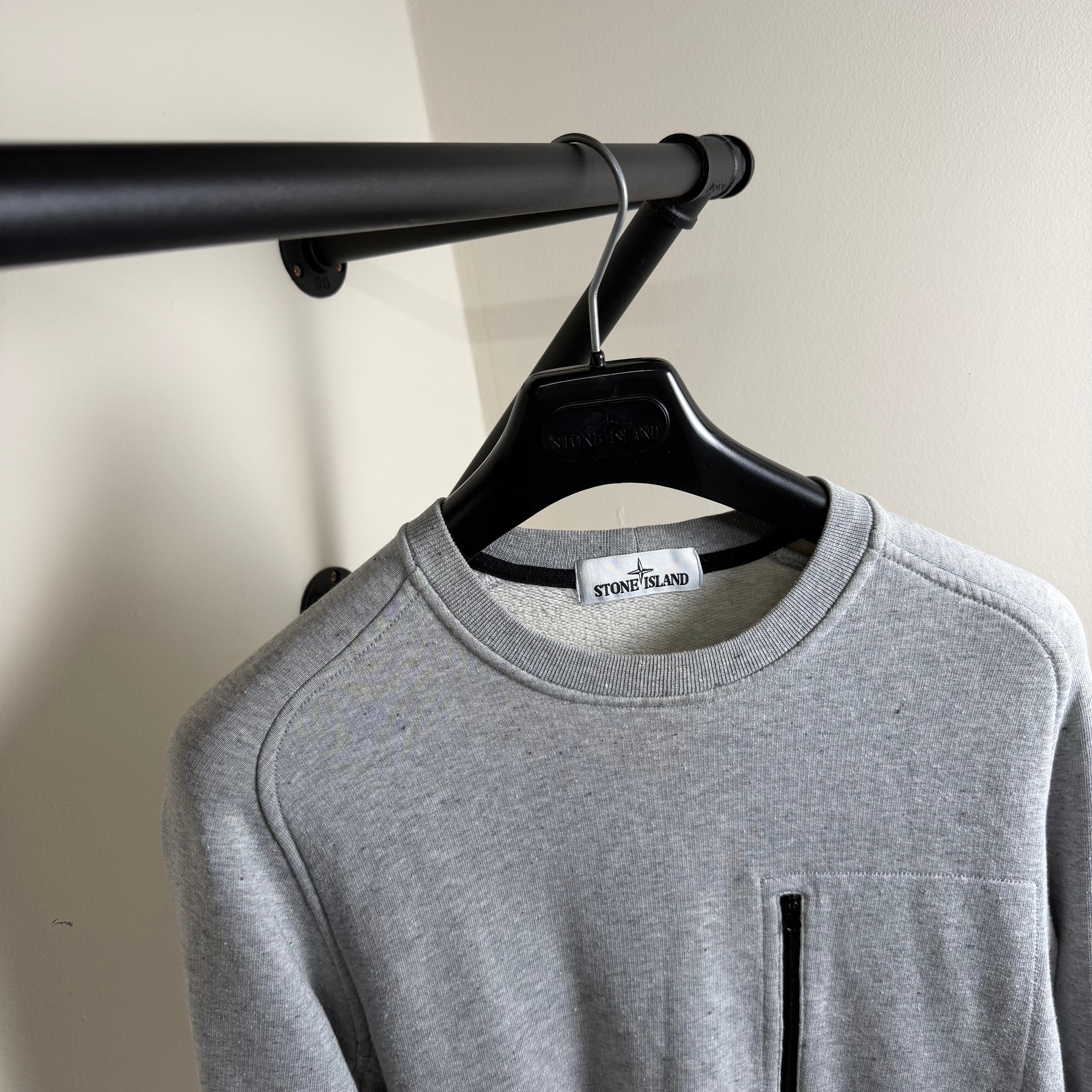 Stone Island Grey Crewneck - Small 19’’