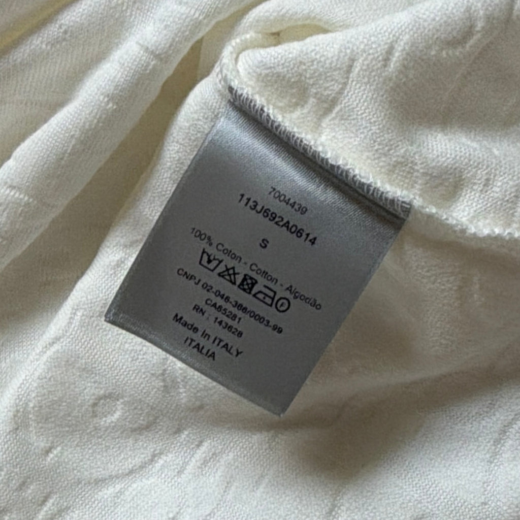 Dior White Towel T-Shirt - Medium 21’’