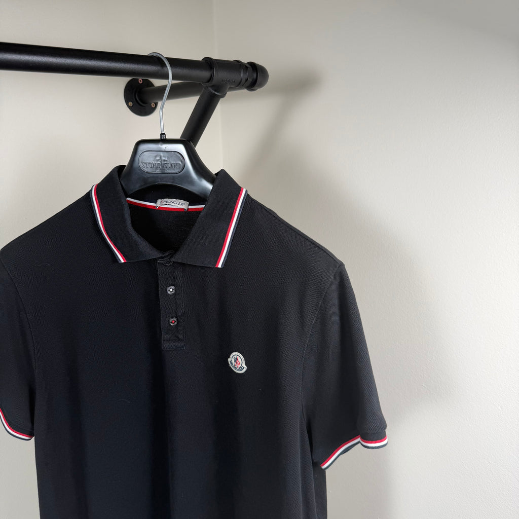 Moncler Black Polo Shirt - M/L 21’’