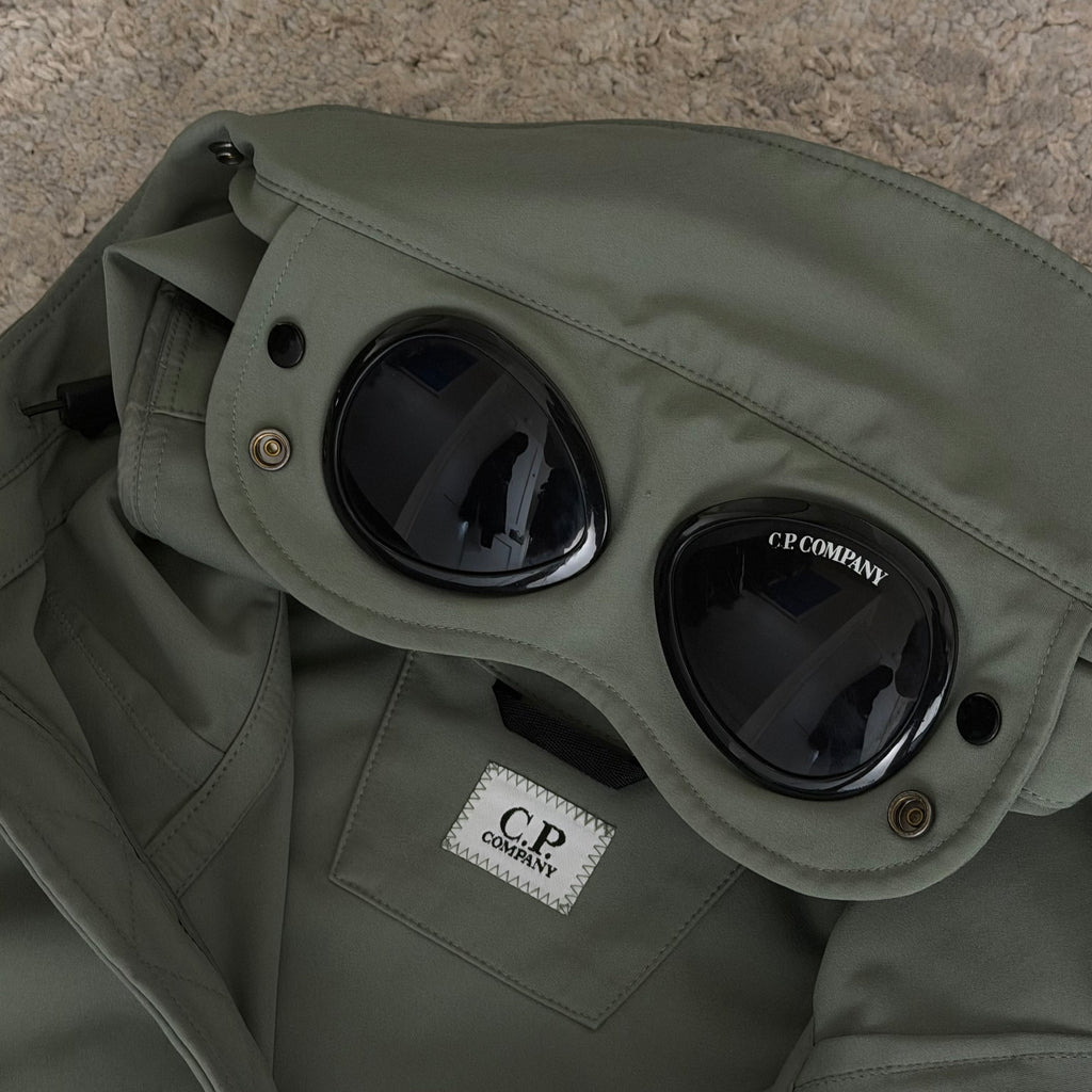 C.P Company Goggle Sage Green Softshell-R - Medium 22’’