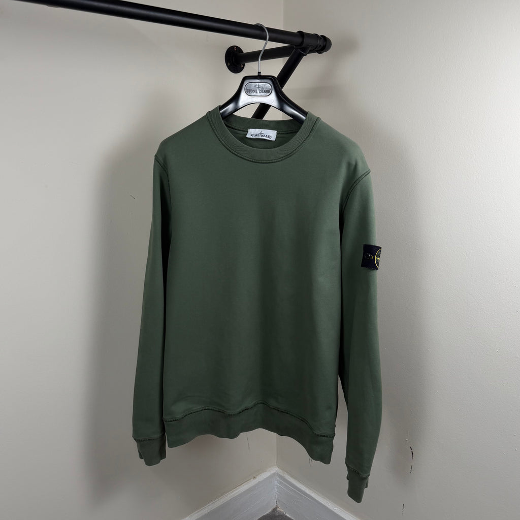 Stone Island Sage Green Crewneck - Large 23.5’’