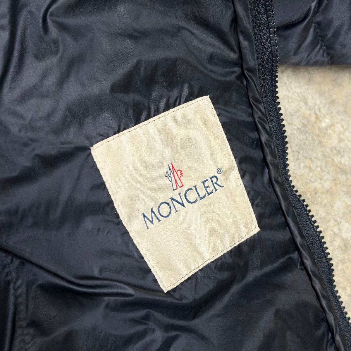 Moncler Foret Giubbotto Navy Jacket - Fits M 21.5’’ (Size 4)