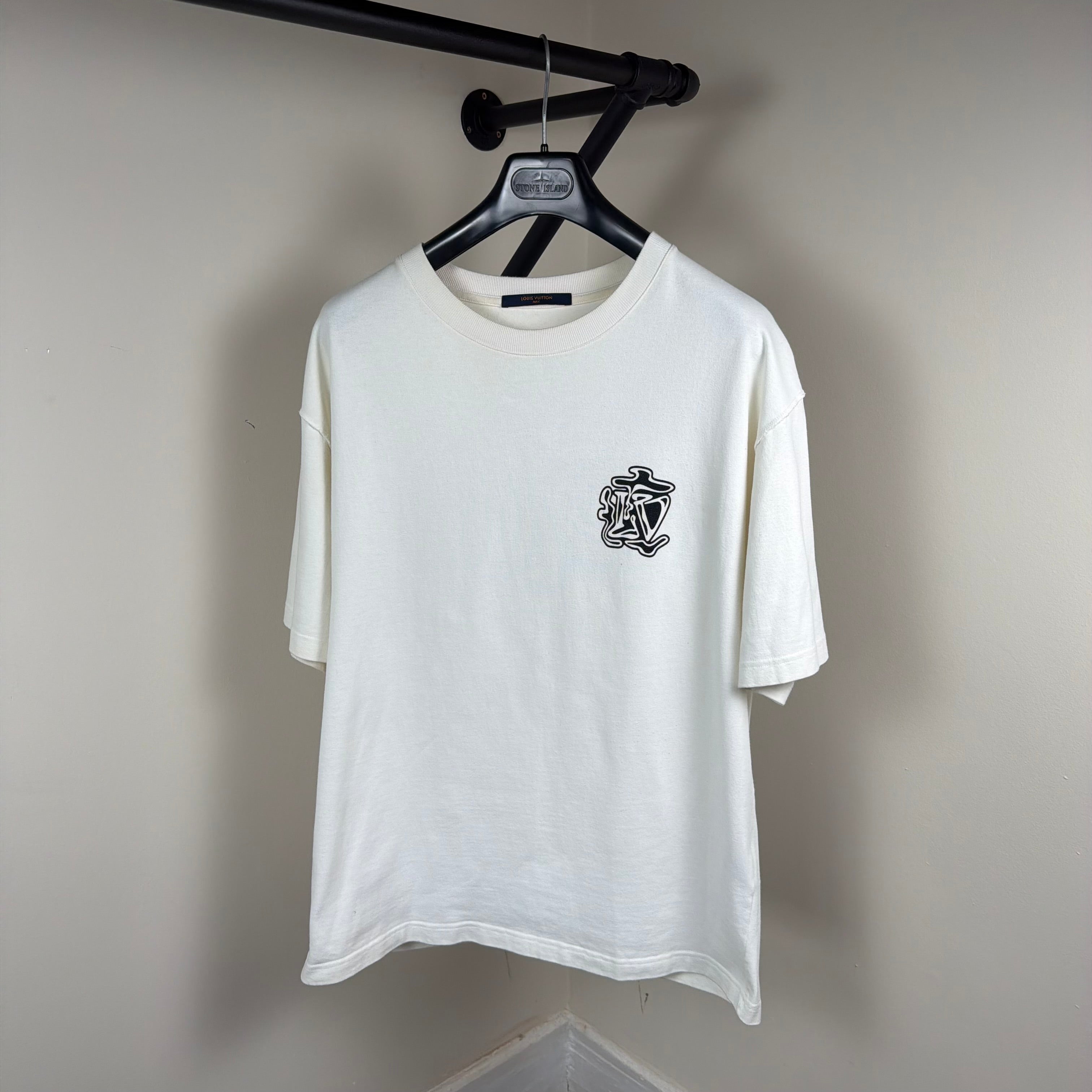 Louis Vuitton White Smoke T-Shirt - Large 22’’