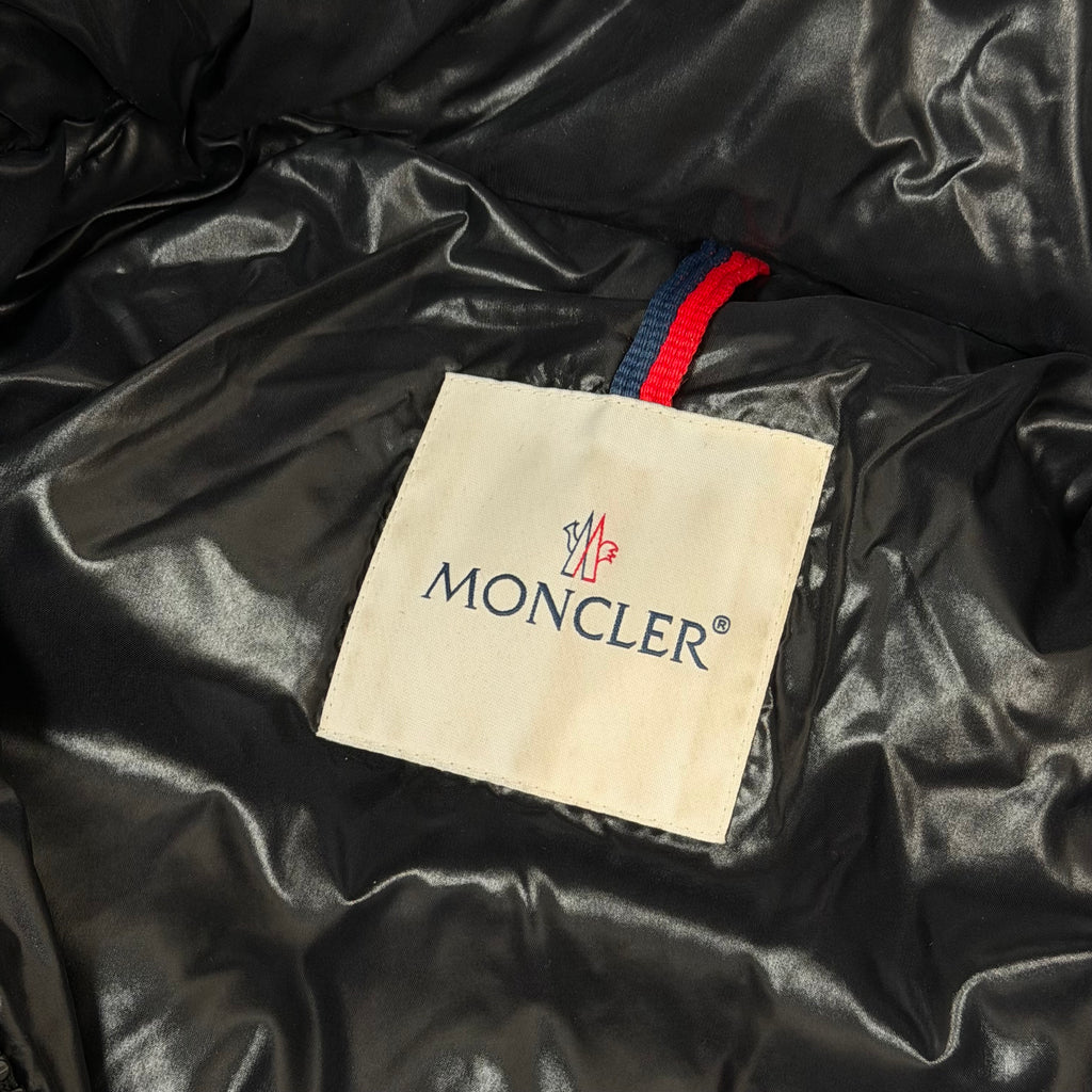 Moncler Maire Giubbotto Black Womens Jacket - Size 2 (Fit UK12 23.5’’)