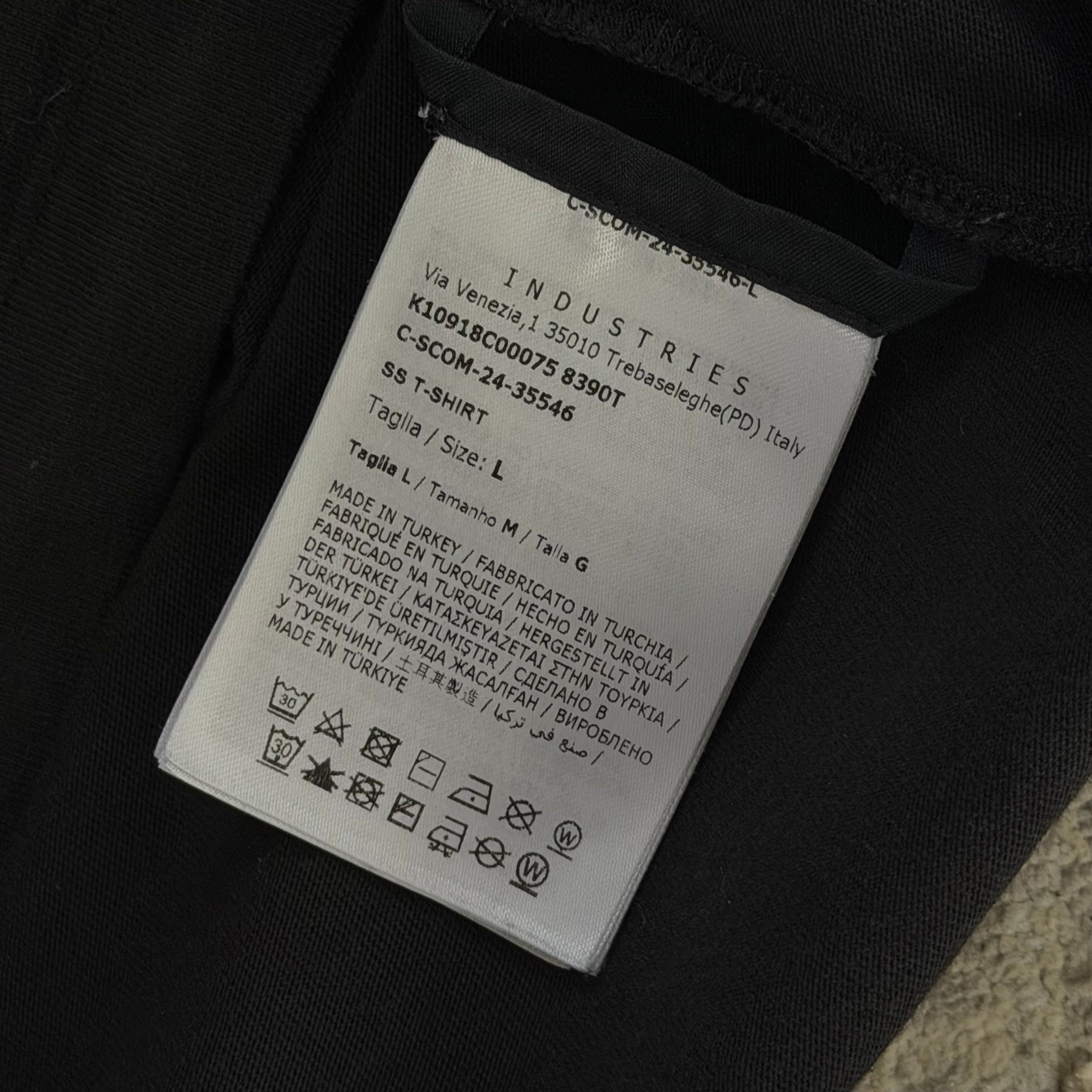 Moncler Black Graphic T-Shirt - Large 21’’