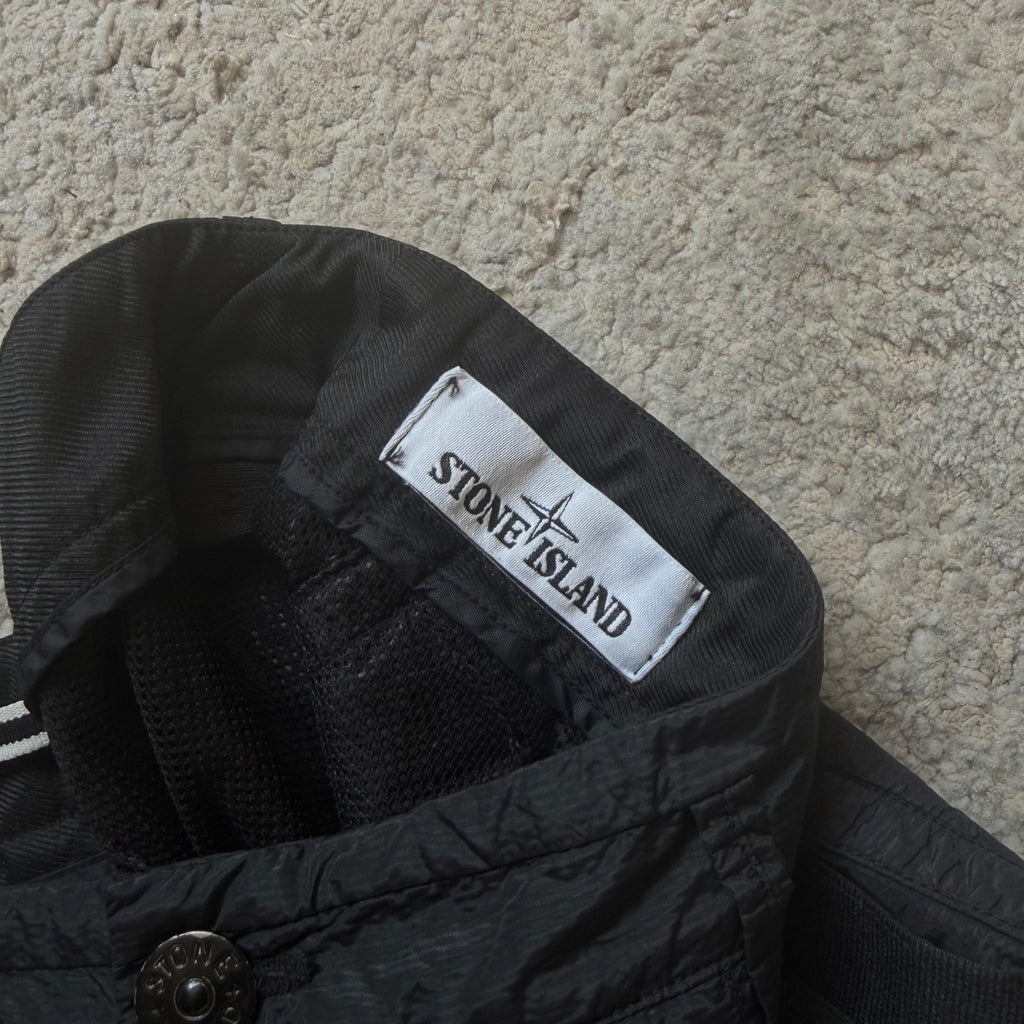 Stone Island Nylon Black Cargo Shorts - 36W