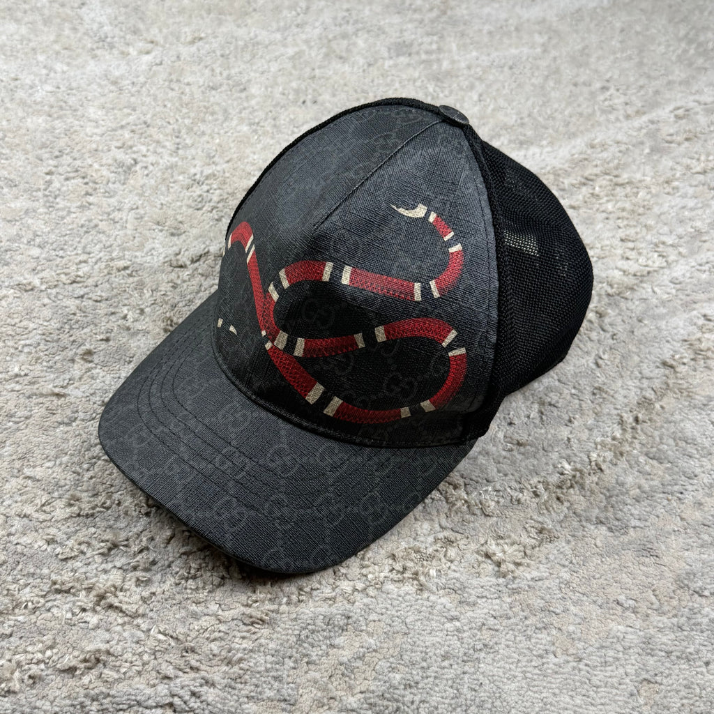 Gucci Kingsnake GG Canvas Hat - Large (59cm)