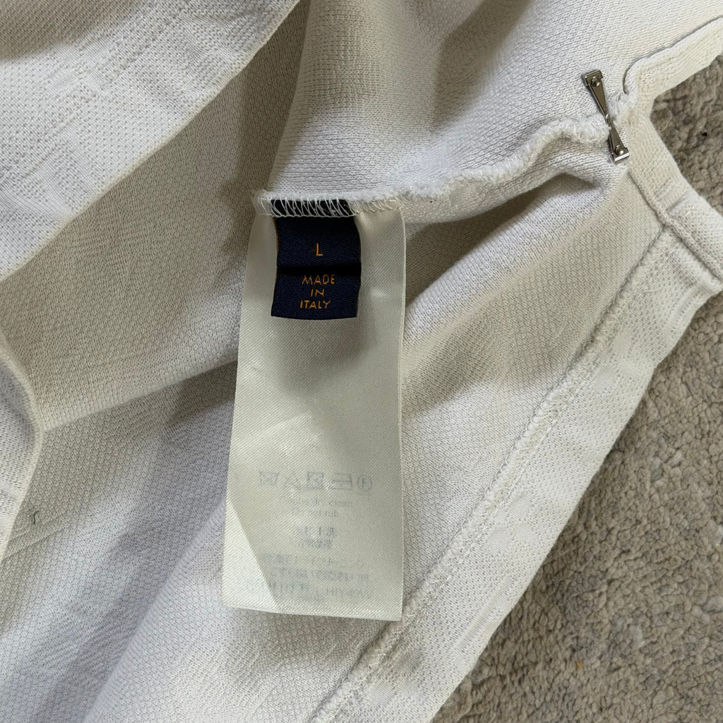 Louis Vuitton White Monogram Pocket T-Shirt - Large 23’’