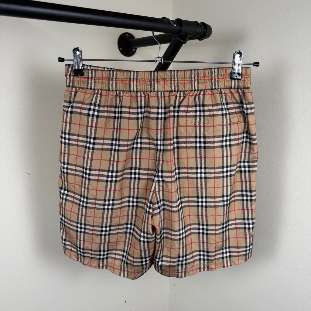 Burberry Check Swimming Short’s - Small
