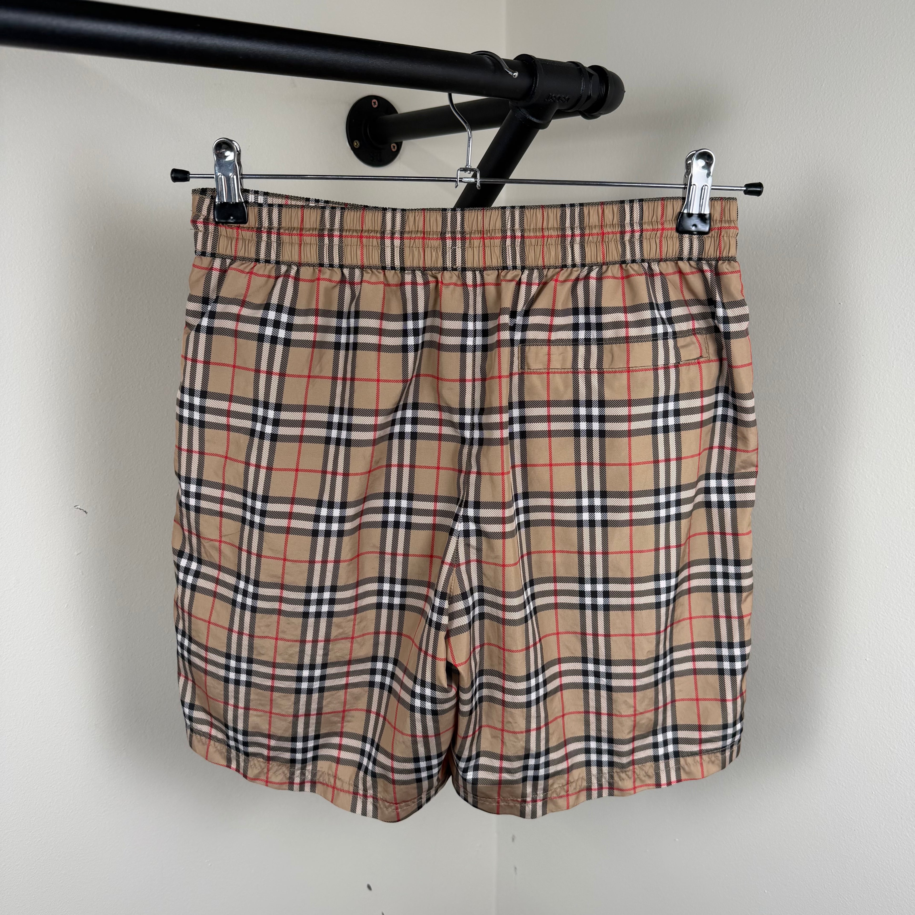 Burberry Check Swimming Short’s - Small