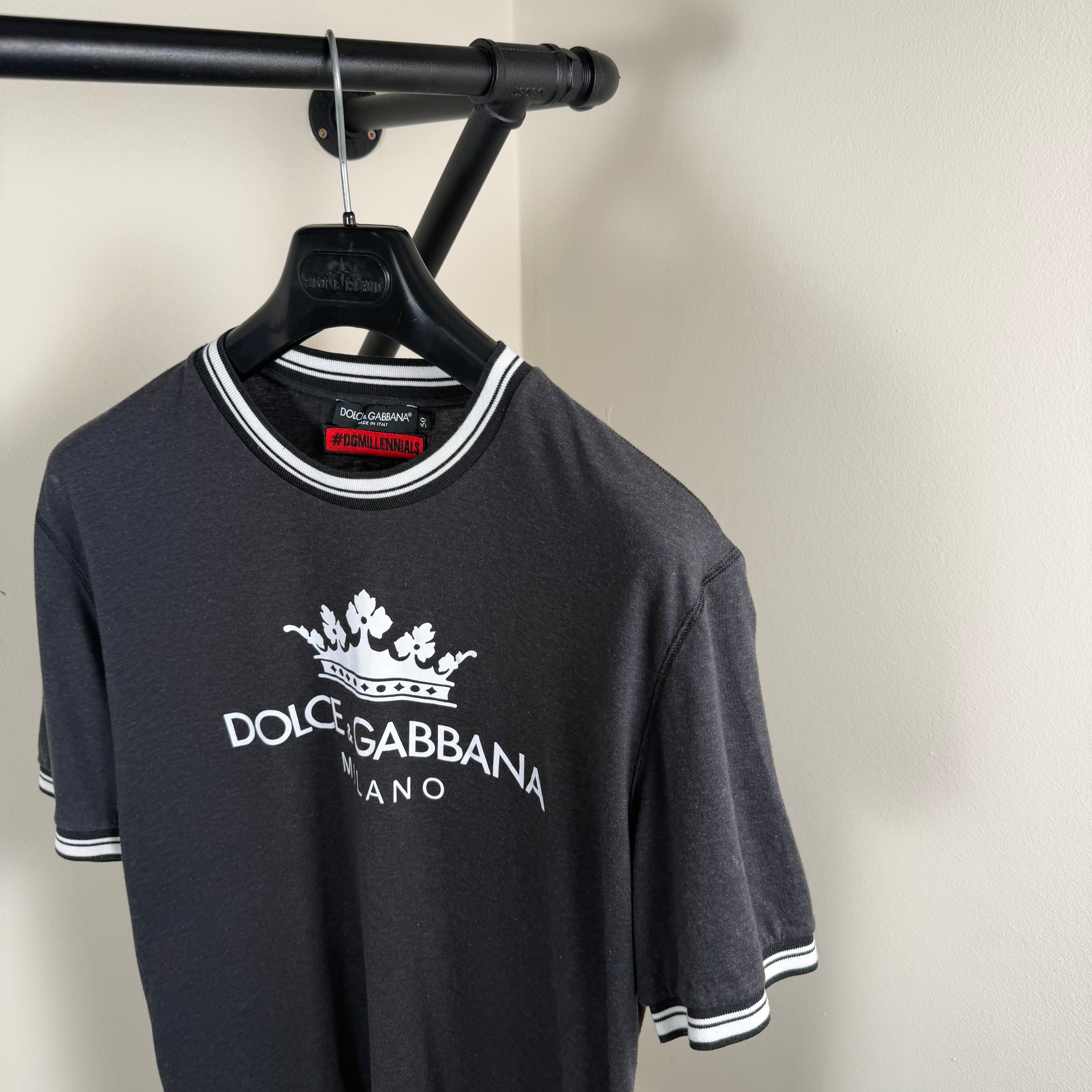 Dolce & Gabbana Grey T-Shirt - Large 20.5’’