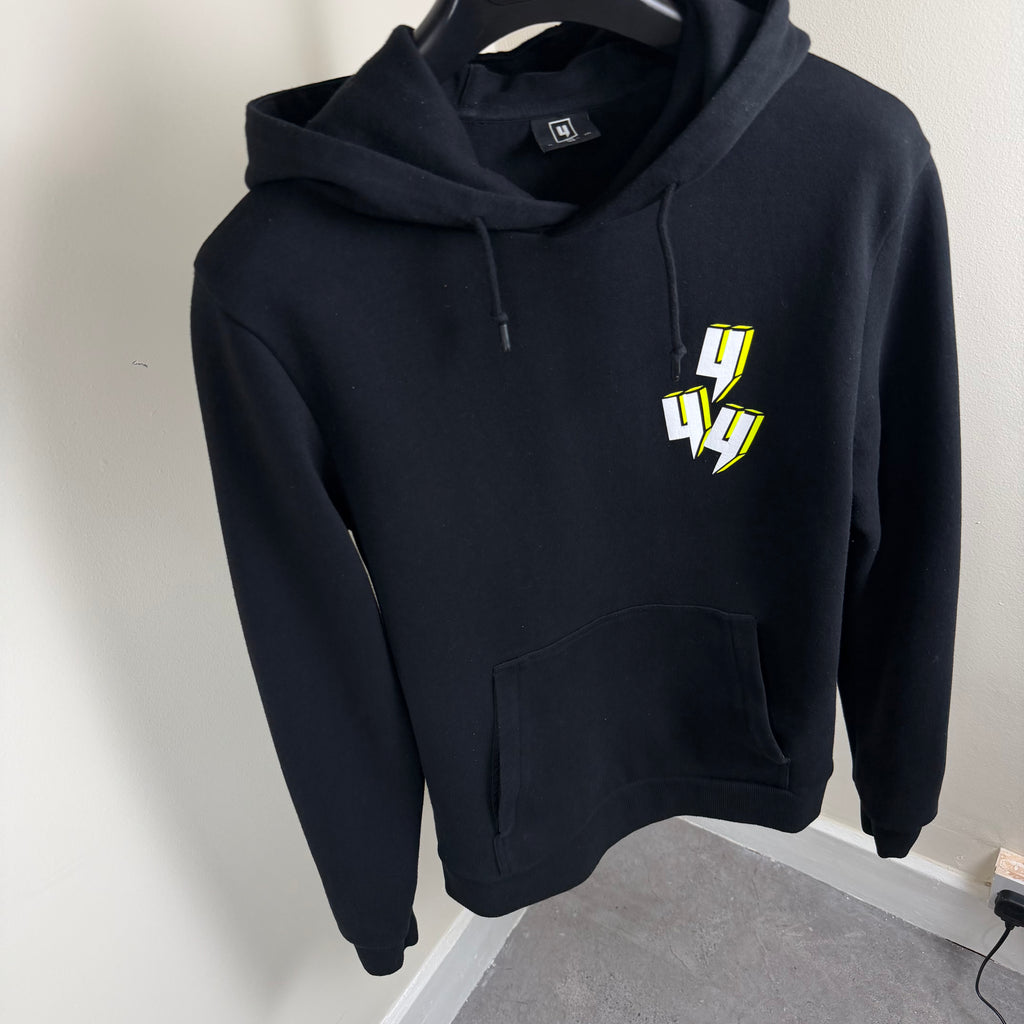 YELIR World Triple Y Neon Hoodie Black - Large 21’’