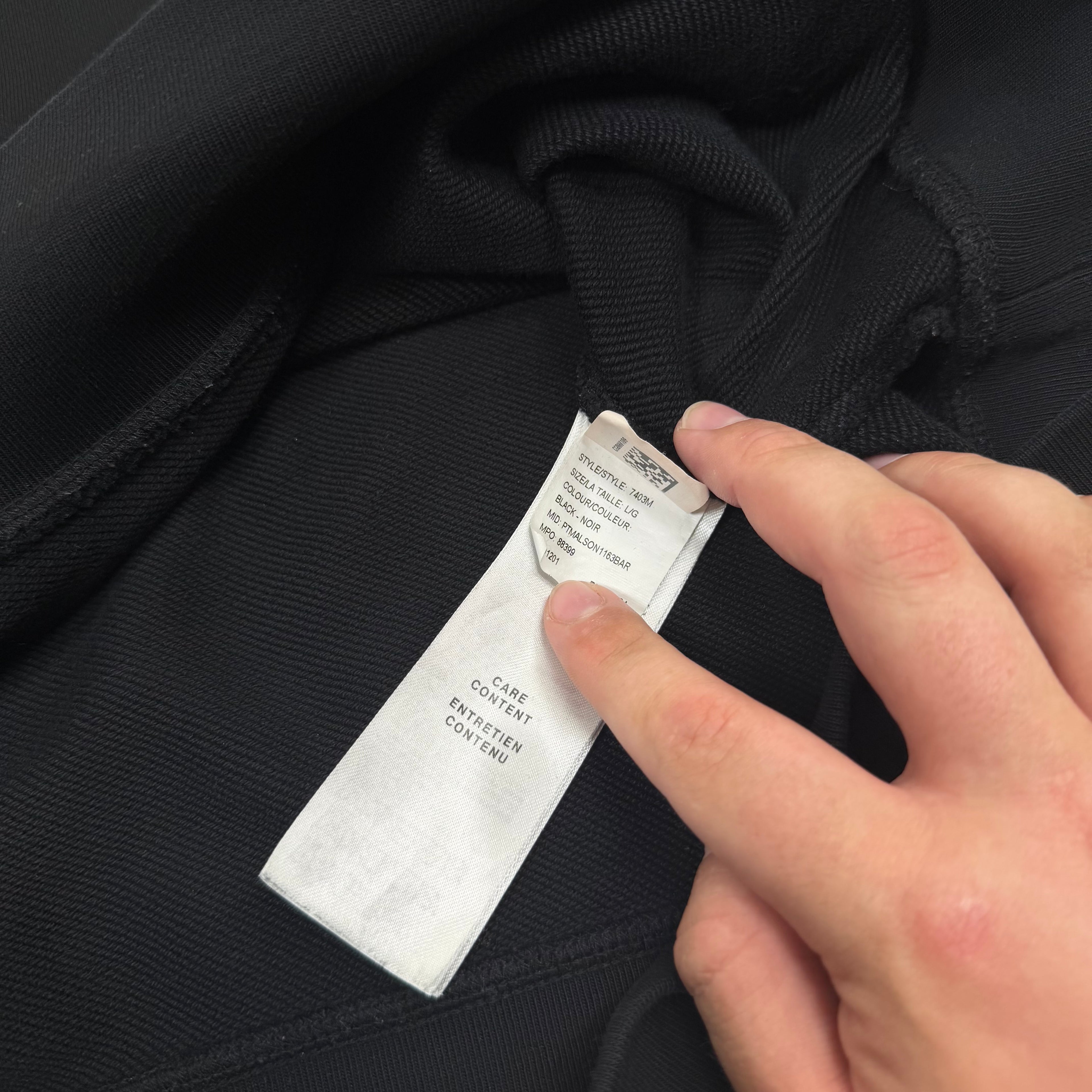Canada Goose Black Hoodie - XL 24’’