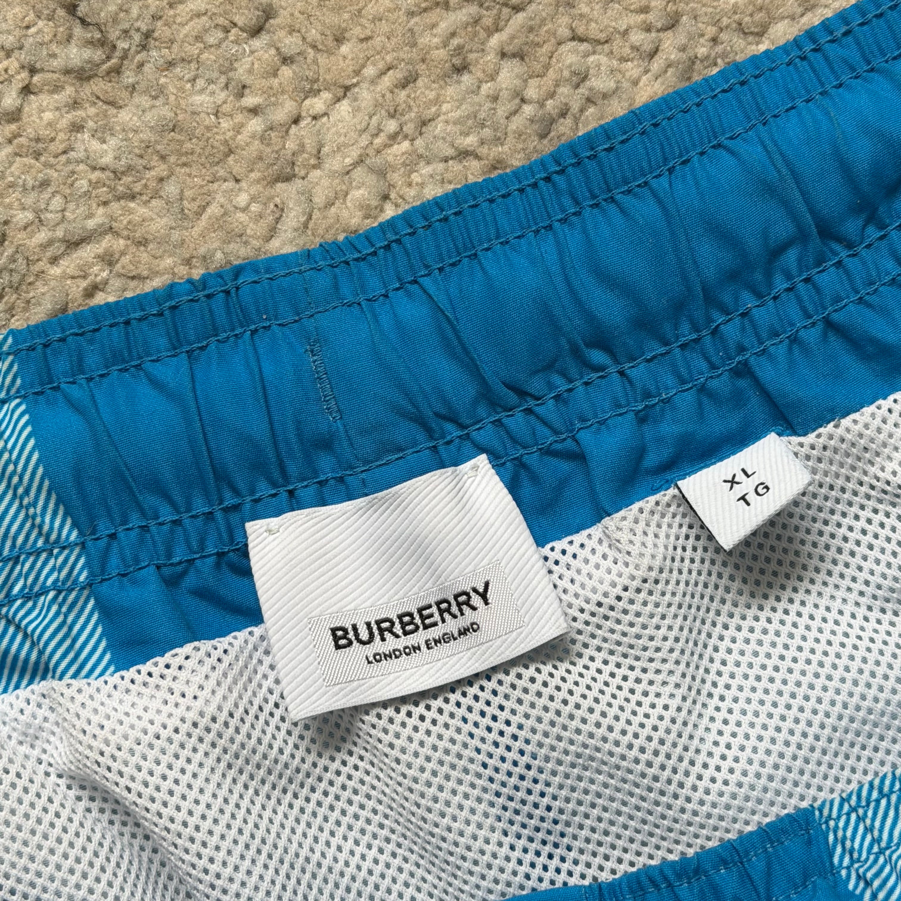 Burberry Baby Blue Swimming Shorts - XL