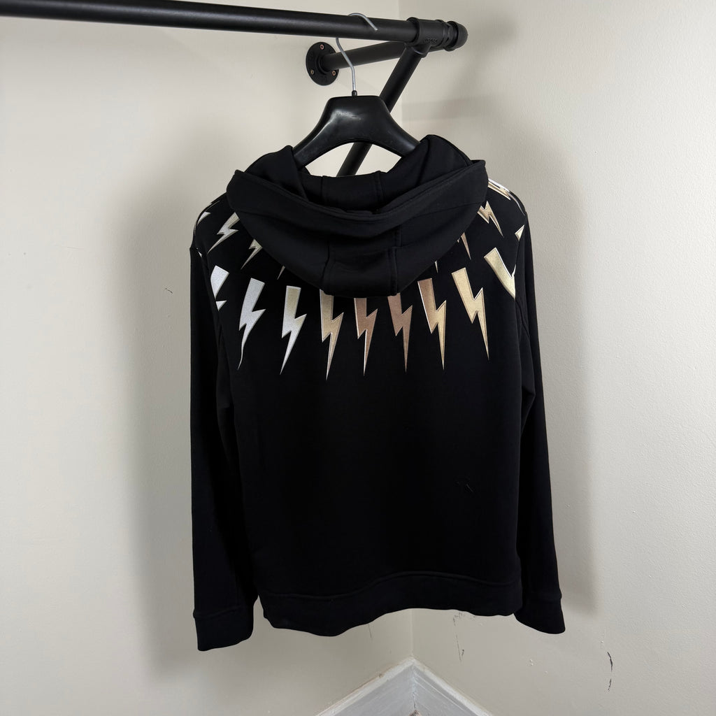 Neil Barrett Gradient Bolt Hoodie - Medium 21’’