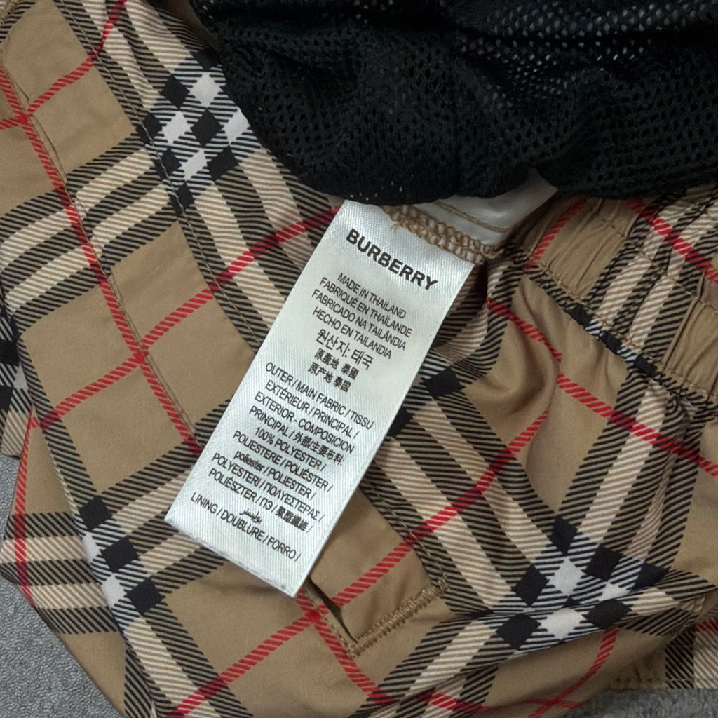 Burberry Check Swimming Short’s - Small