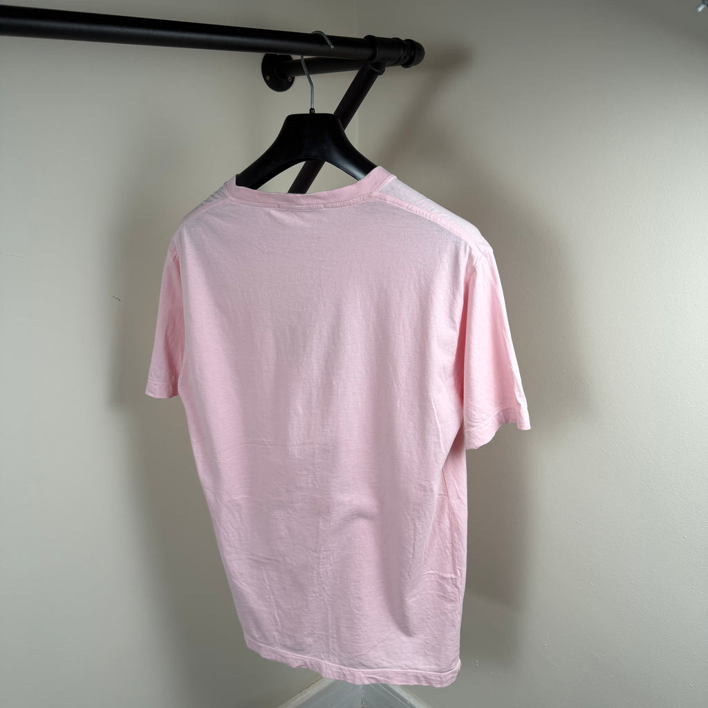Stone Island Pink Graphic T-Shirt - Medium 19.5’’