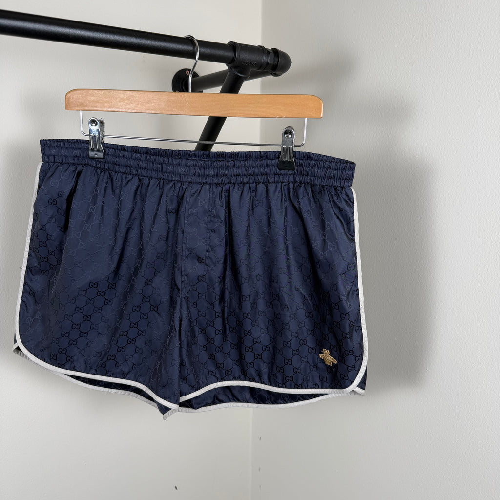 Gucci Monogram Navy Swimming Shorts - 52 (XL)