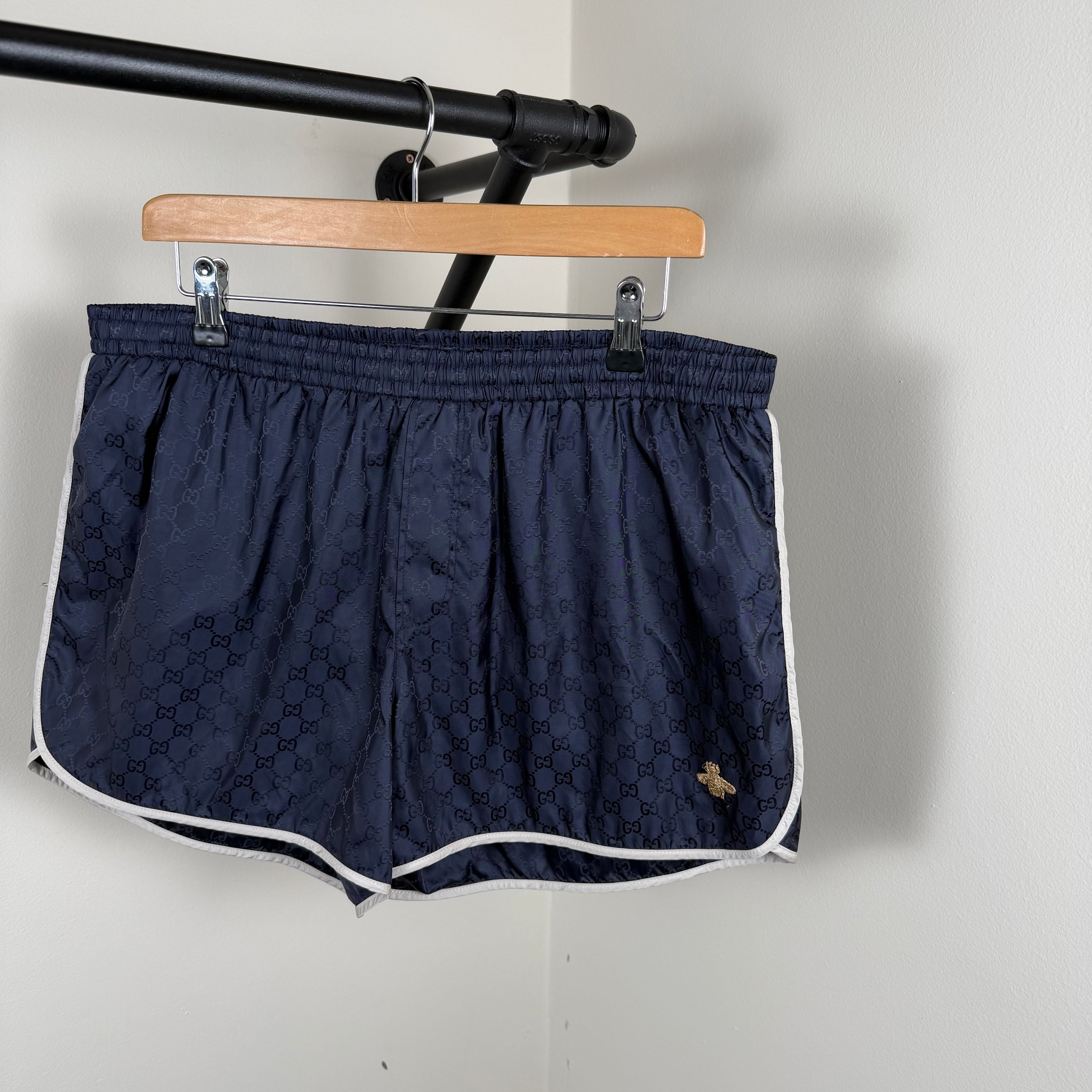 Gucci Monogram Navy Swimming Shorts - 52 (XL)