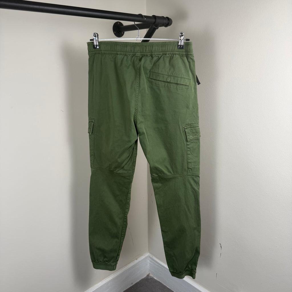 Stone Island Khaki Cargo Pants - 30W